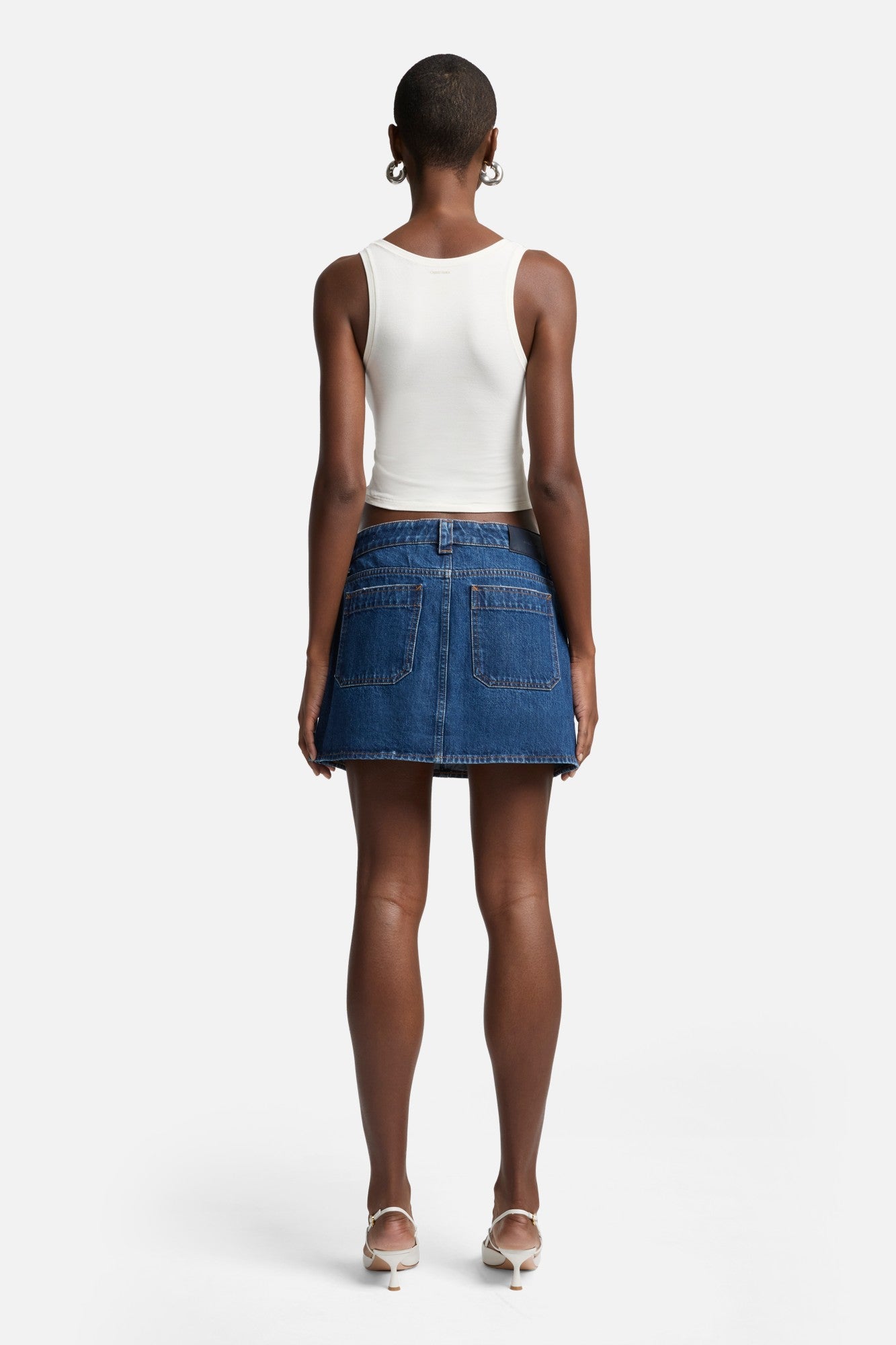 mankind-milly-studded-mini-rock-damen-le-blue image 5