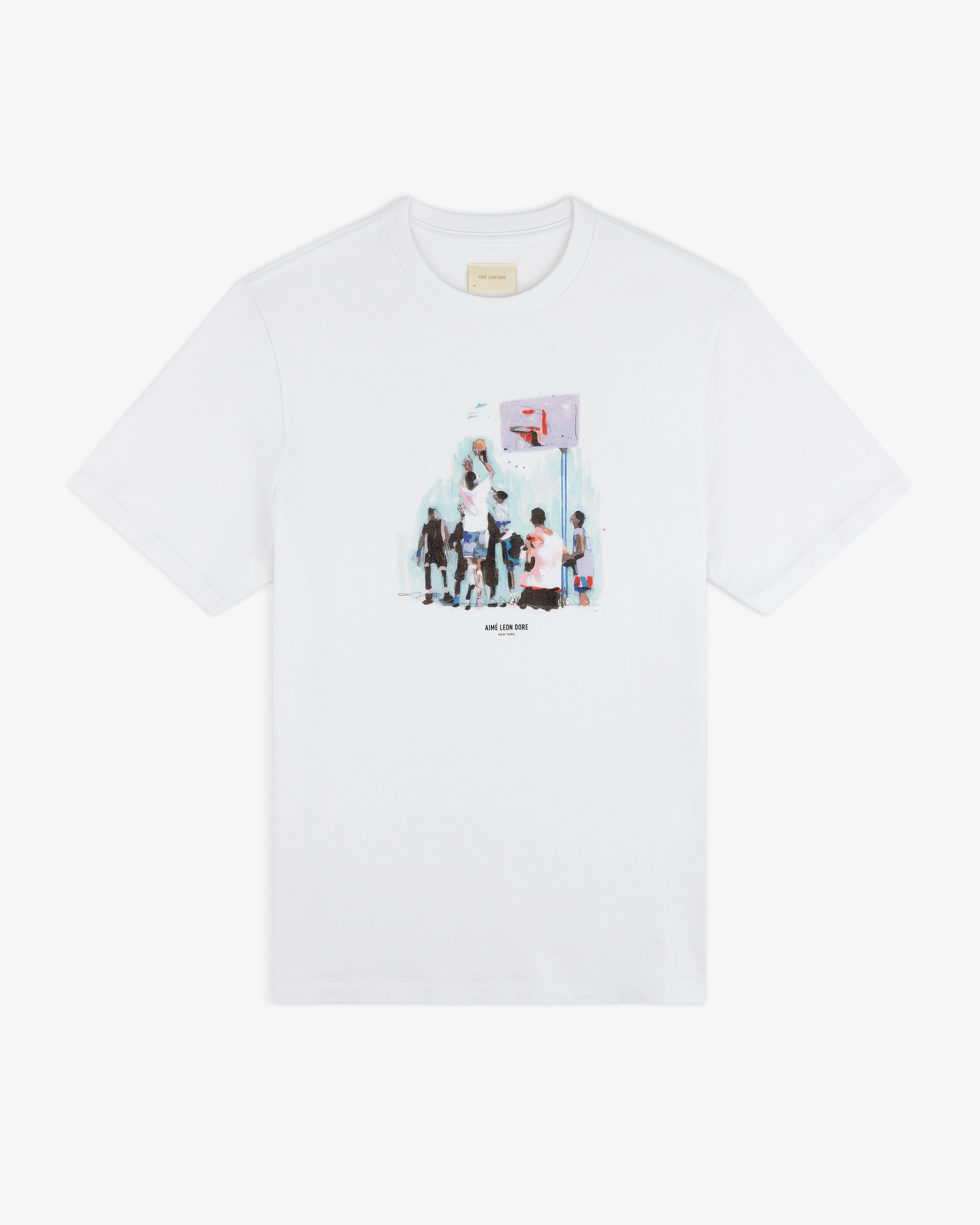 aim-leon-dore-mesaikos-hoops-tee-t-shirt-wei image 2