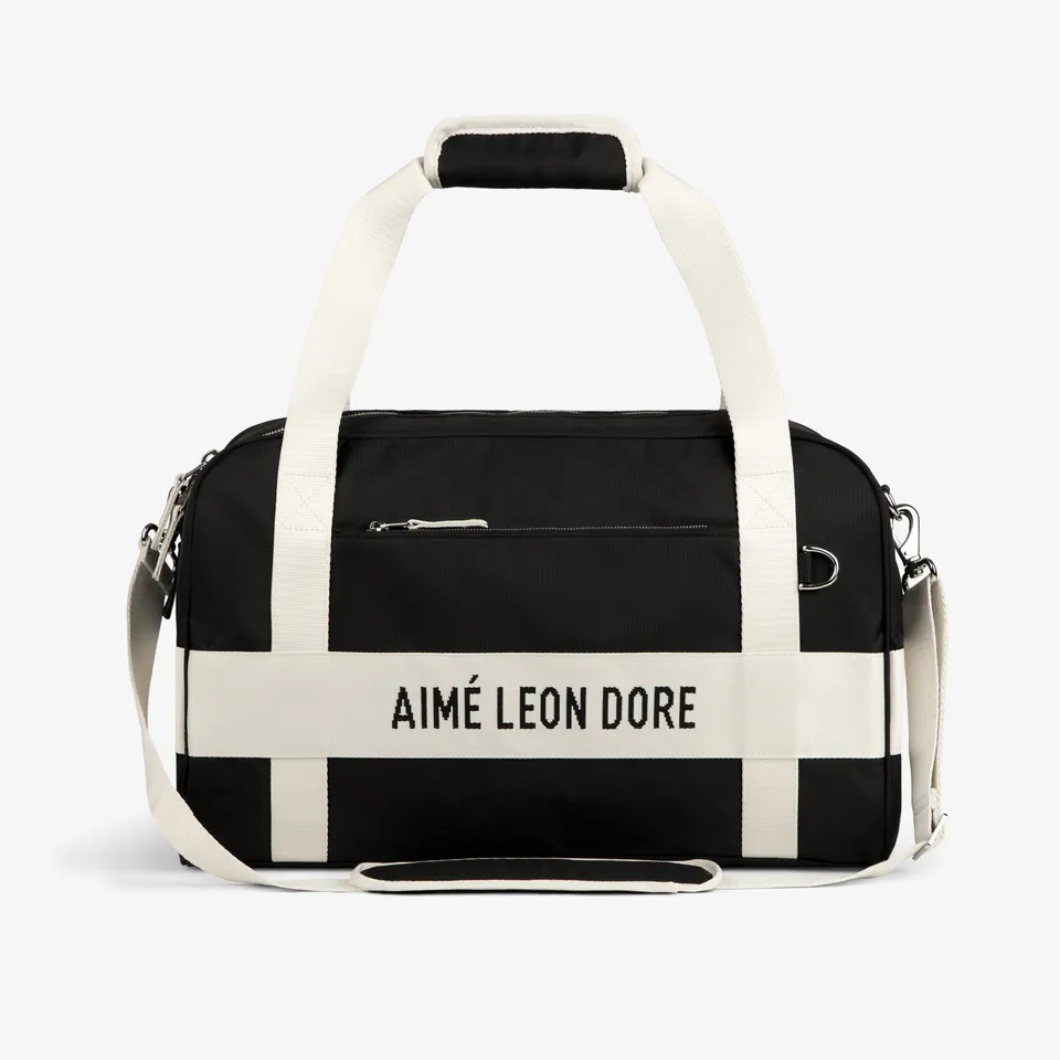 aim-leon-dore-nylon-duffle-bag-reisetasche-schwarz-unisex image 1