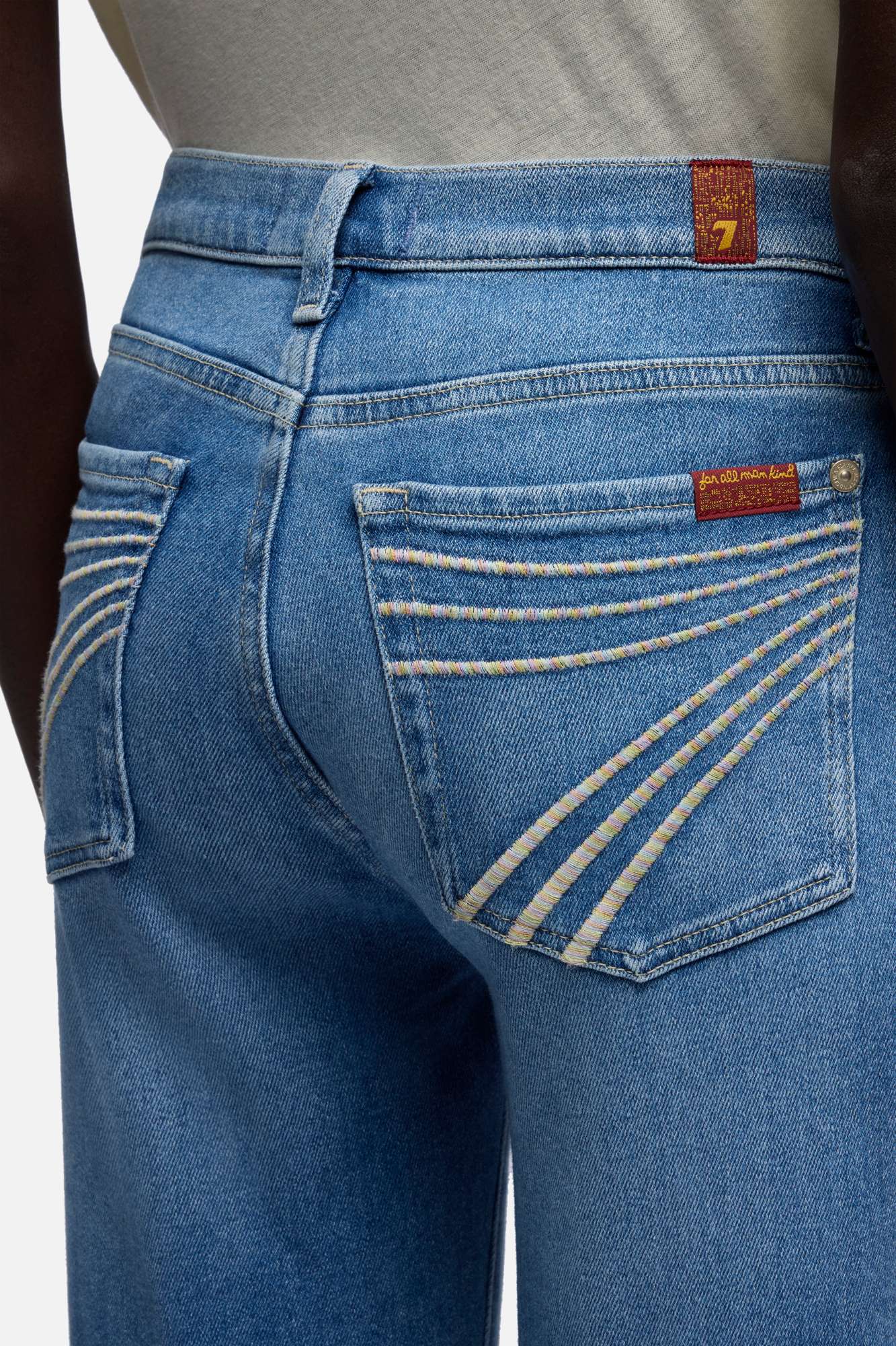 7-for-all-mankind-dojo-36-damen-jeans-slim-illusion-bluehaven-flare image 3