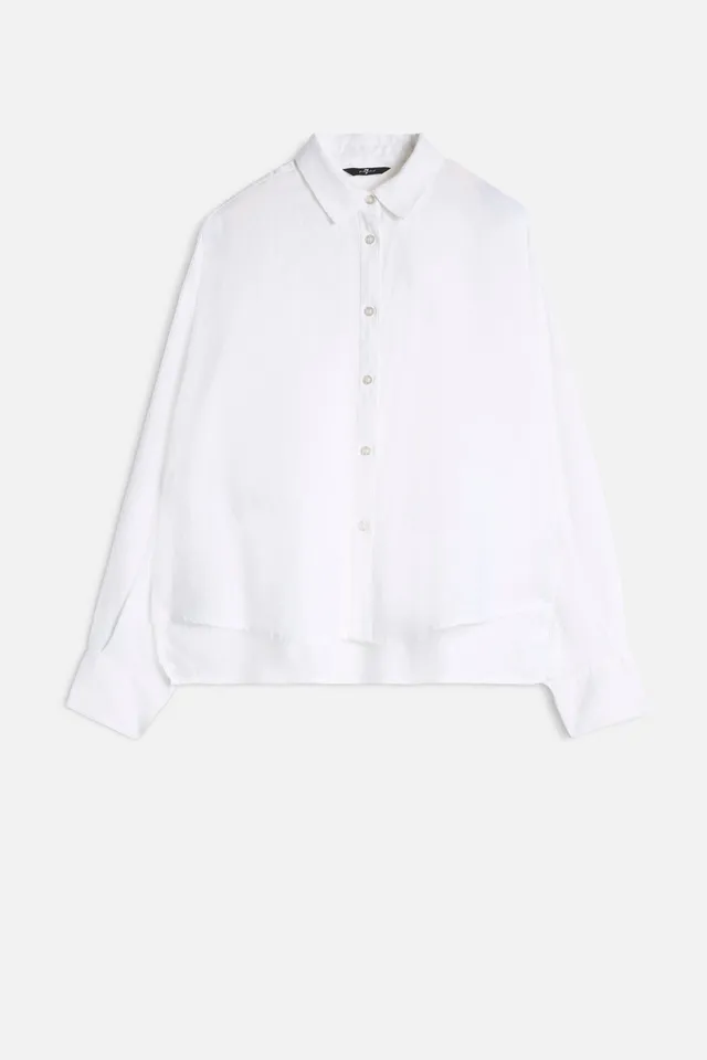 7-for-all-mankind-linen-cropped-hemd-optical-white image 1