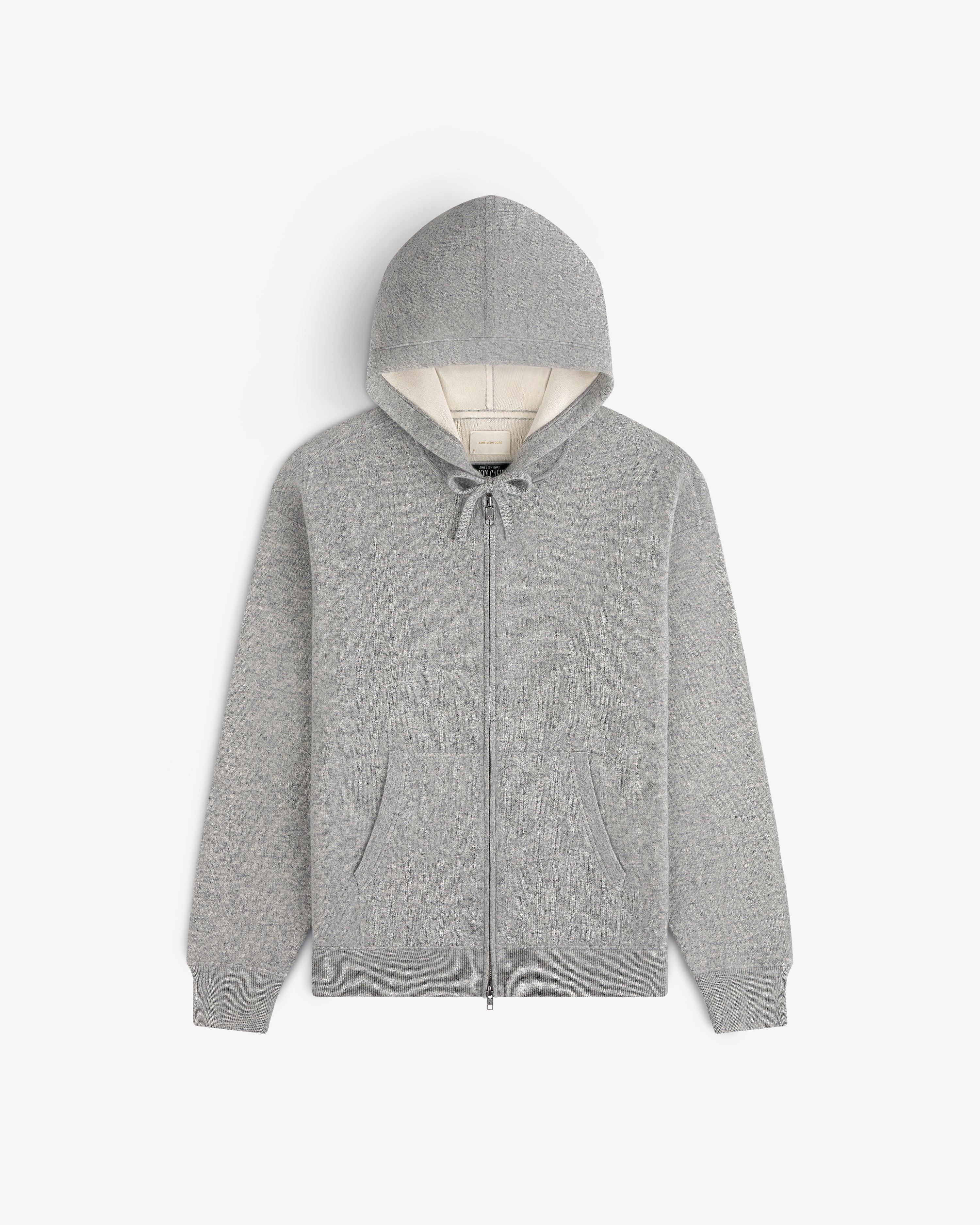 aim-leon-dore-full-zip-pavilion-cashmere-hoodie-grau image 2