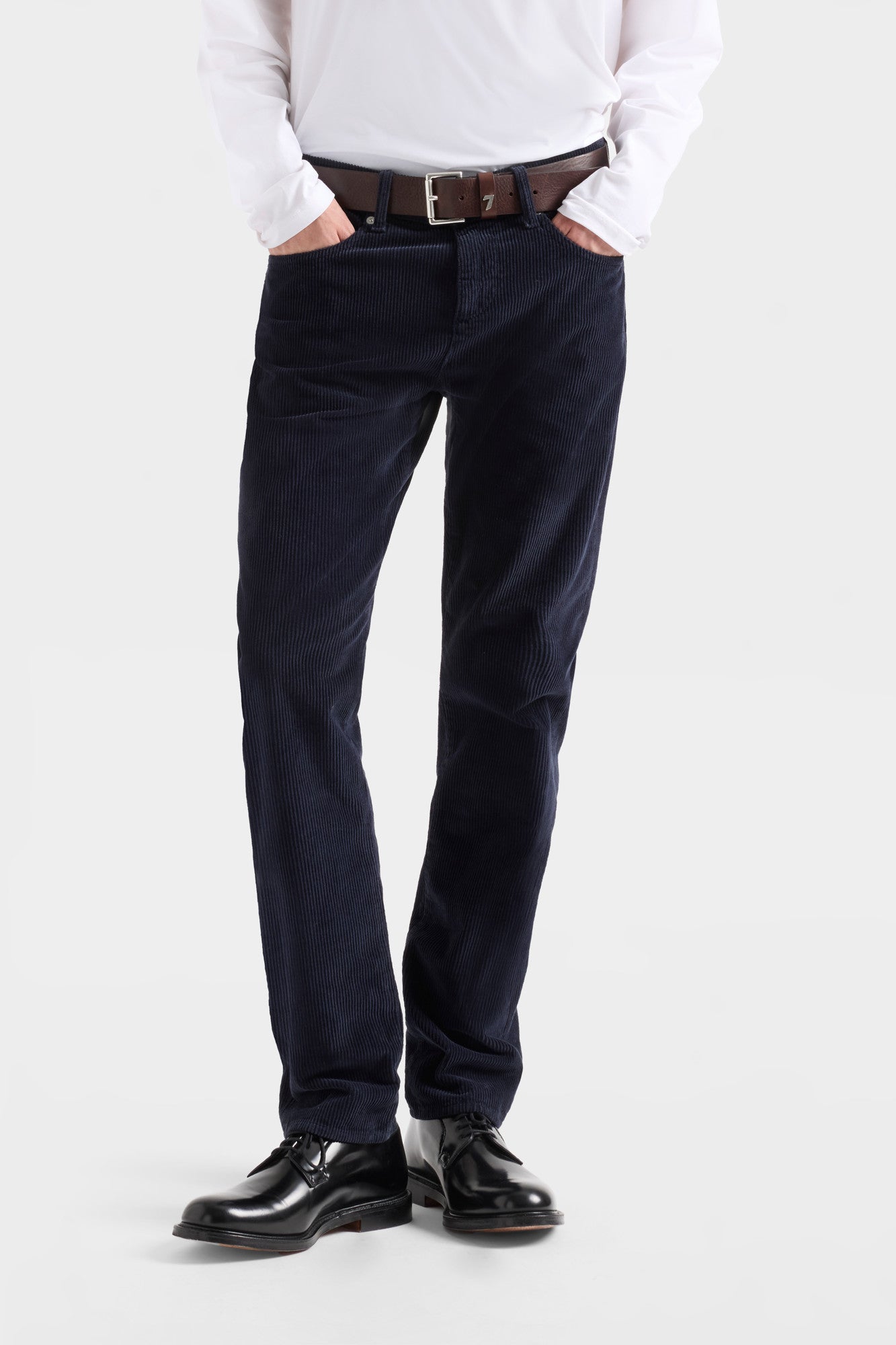 7-for-all-mankind-slimmy-cordhose-corduroy-navy-herren image 3