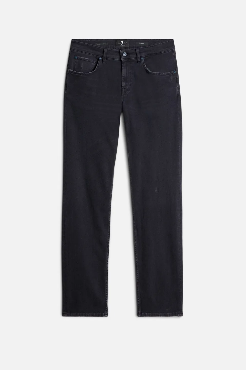 7-for-all-mankind-left-hand-slimmy-slim-jeans-navy image 1