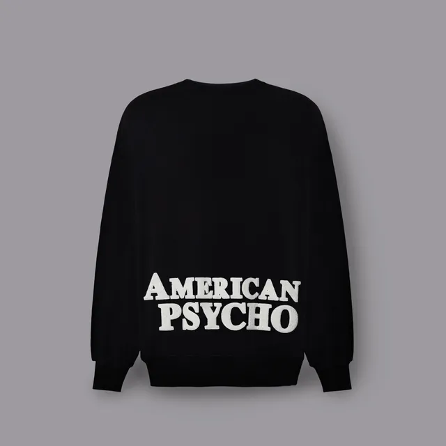19-69-american-psycho-sweater-heavy-organic-cotton-crewneck-unisex image 1