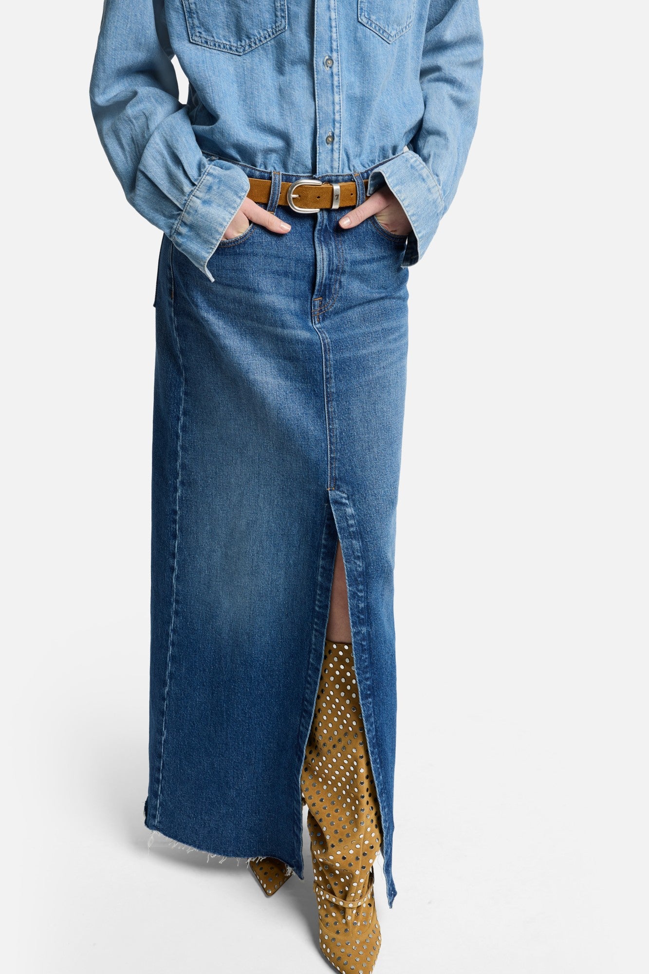 7-for-all-mankind-maxi-dress-denimkleid-in-ipanema image 4