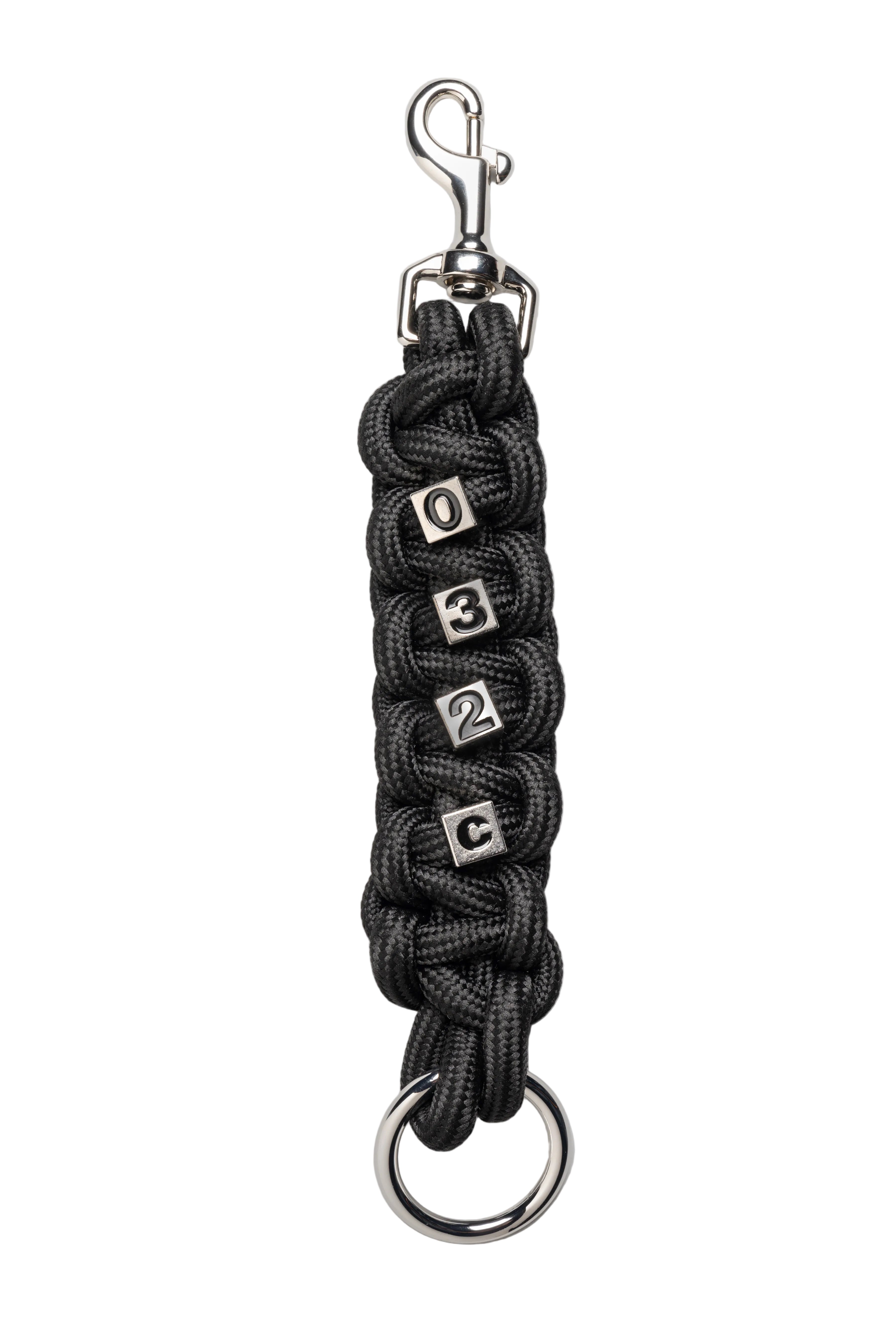 032c-knotted-keychain-schl-sselanh-nger-metal-trims image 1