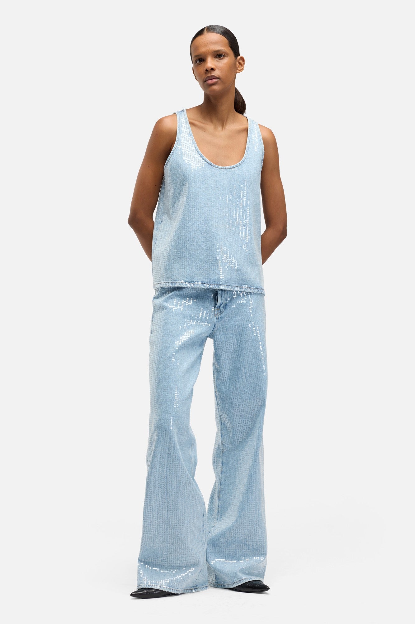 7-for-all-mankind-mankind-lotta-shimmer-high-rise-wide-leg-damenjeans-hell image 2
