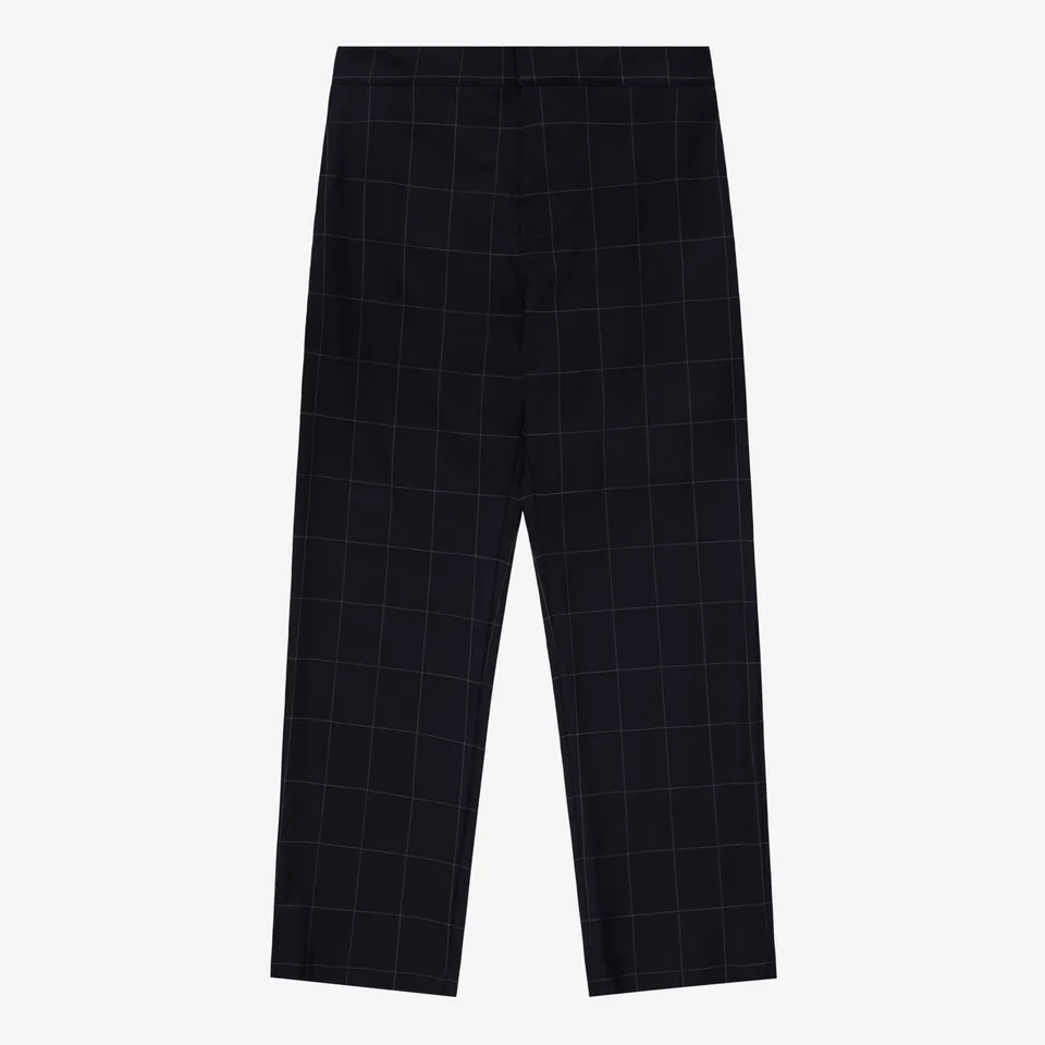 aim-leon-dore-windowpane-anzughose-navy-schurwolle image 1