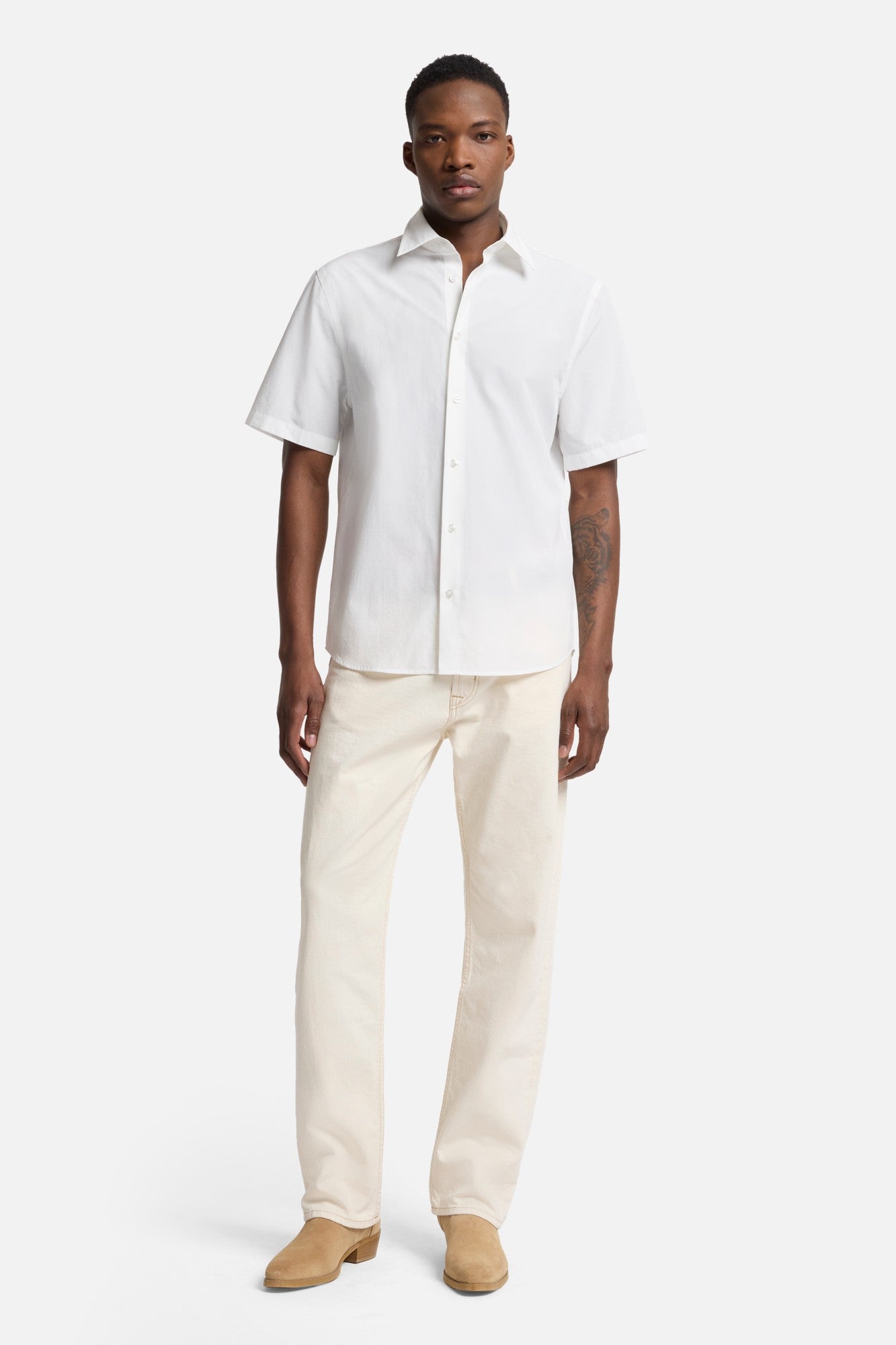 7-for-all-mankind-short-sleeve-poplin-hemd-white-baumwolle image 2
