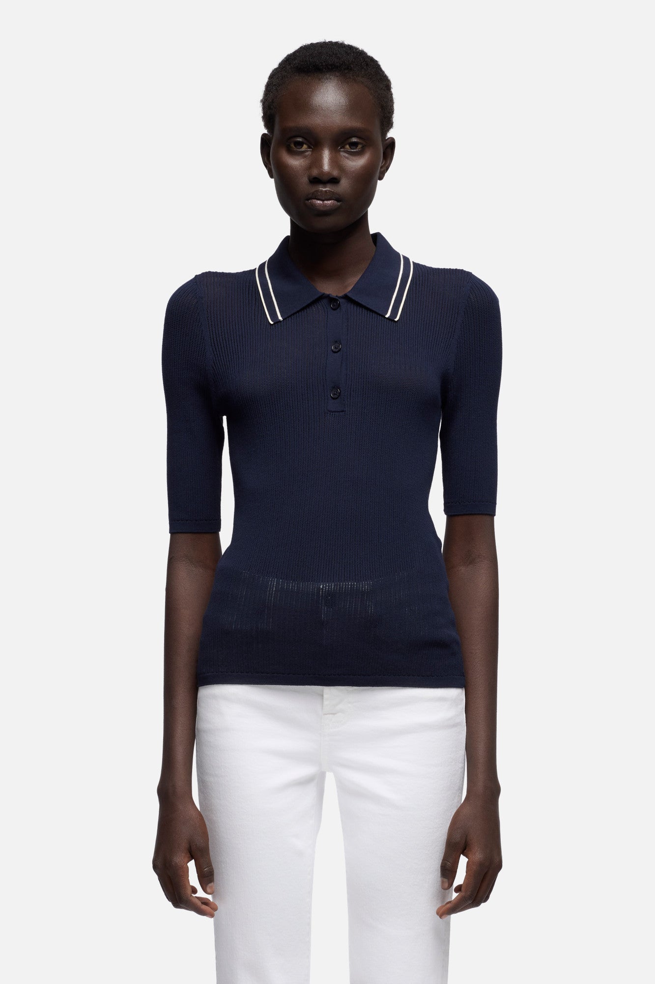 7-for-all-mankind-piped-collar-polo-navy-damen image 3