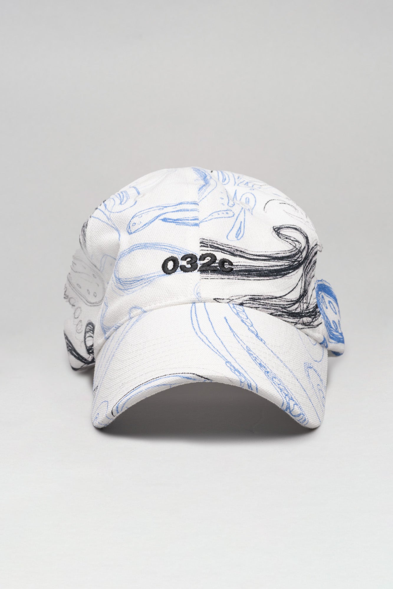 032c-paisley-scribble-cap-6-panel-cap-cotton-canvas-ss26 image 1