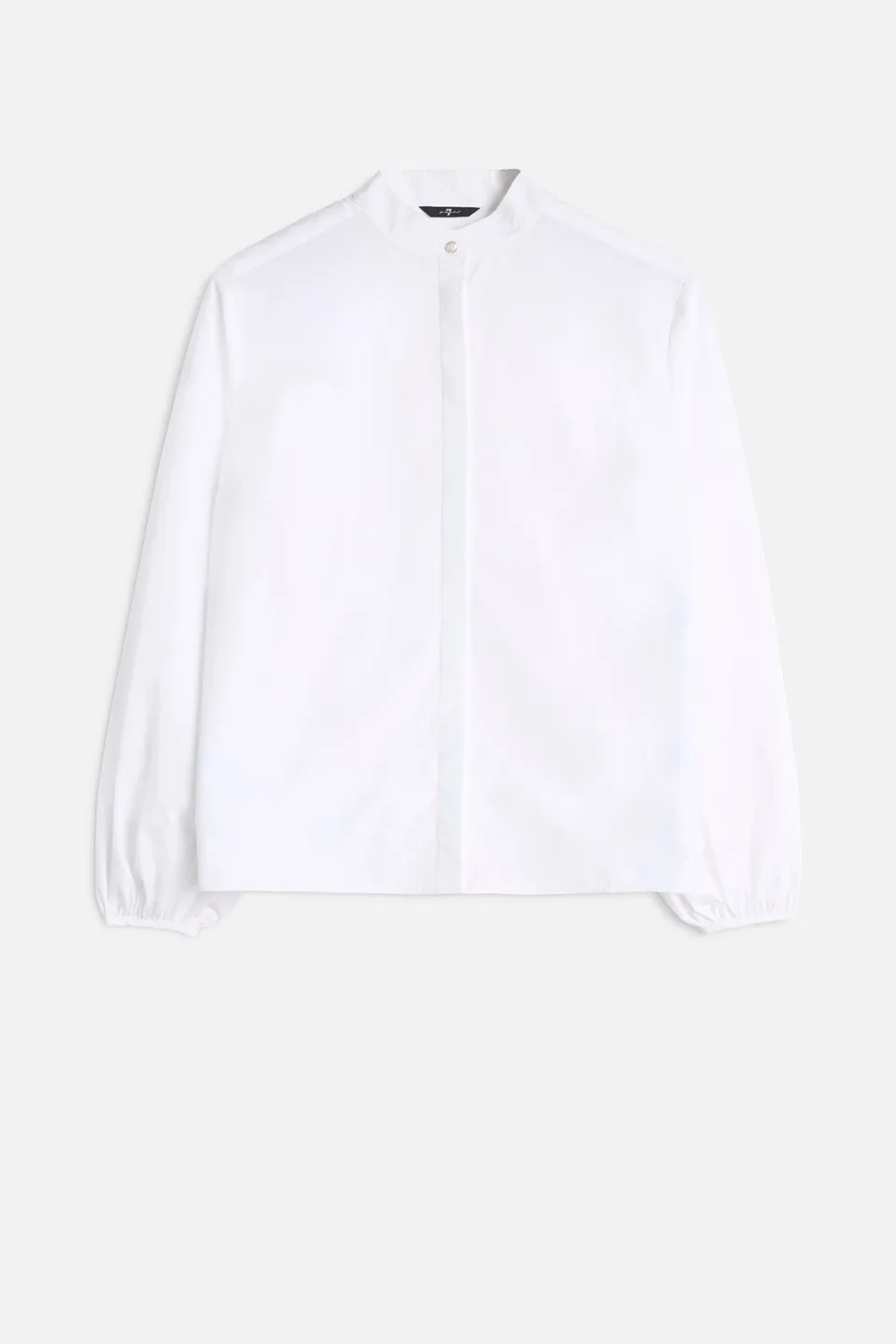 7-for-all-mankind-poplin-balloon-sleeve-hemd-wei image 1
