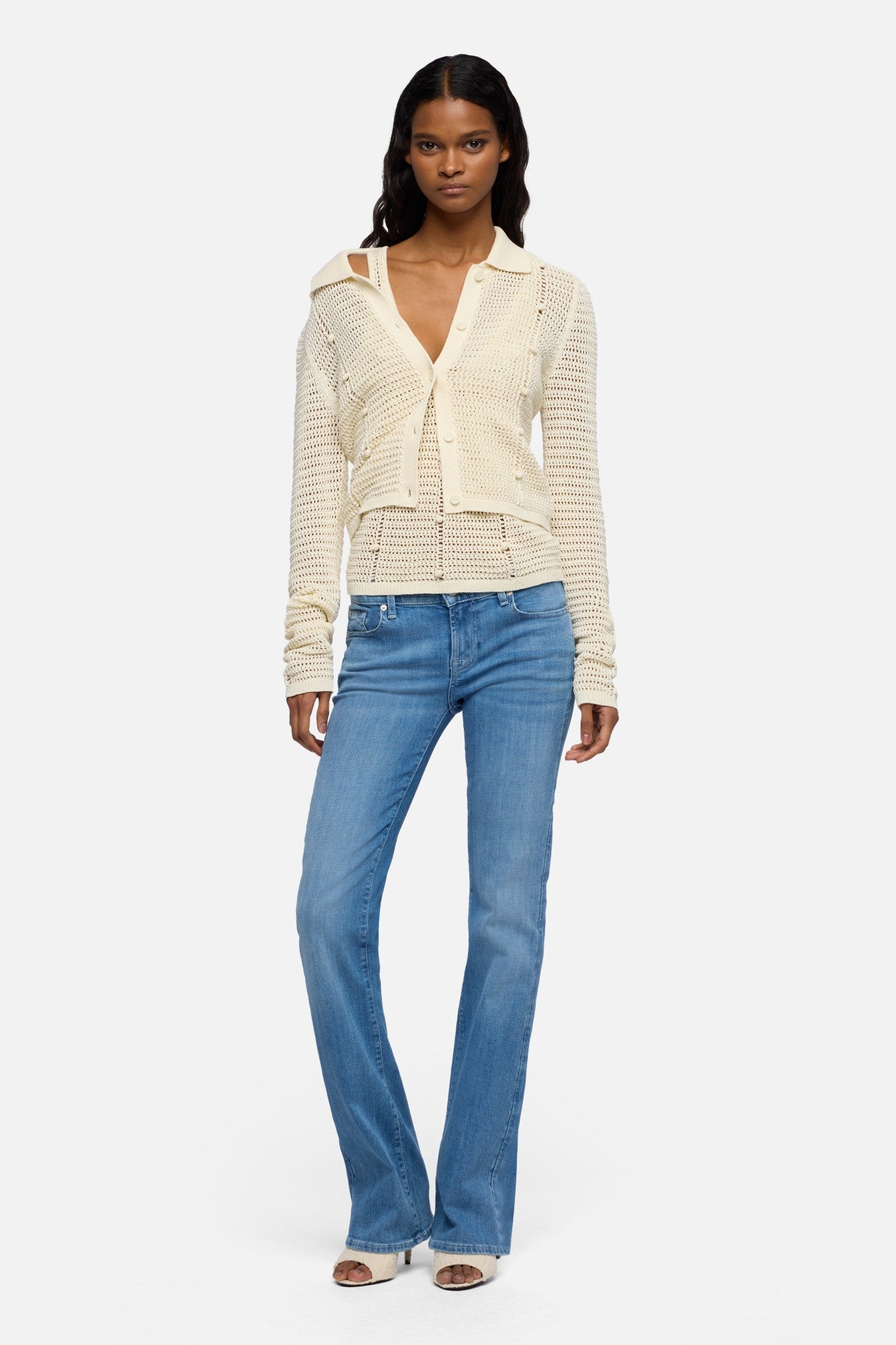 7-for-all-mankind-original-bootcut-jeans-damen-iceflow-light image 2
