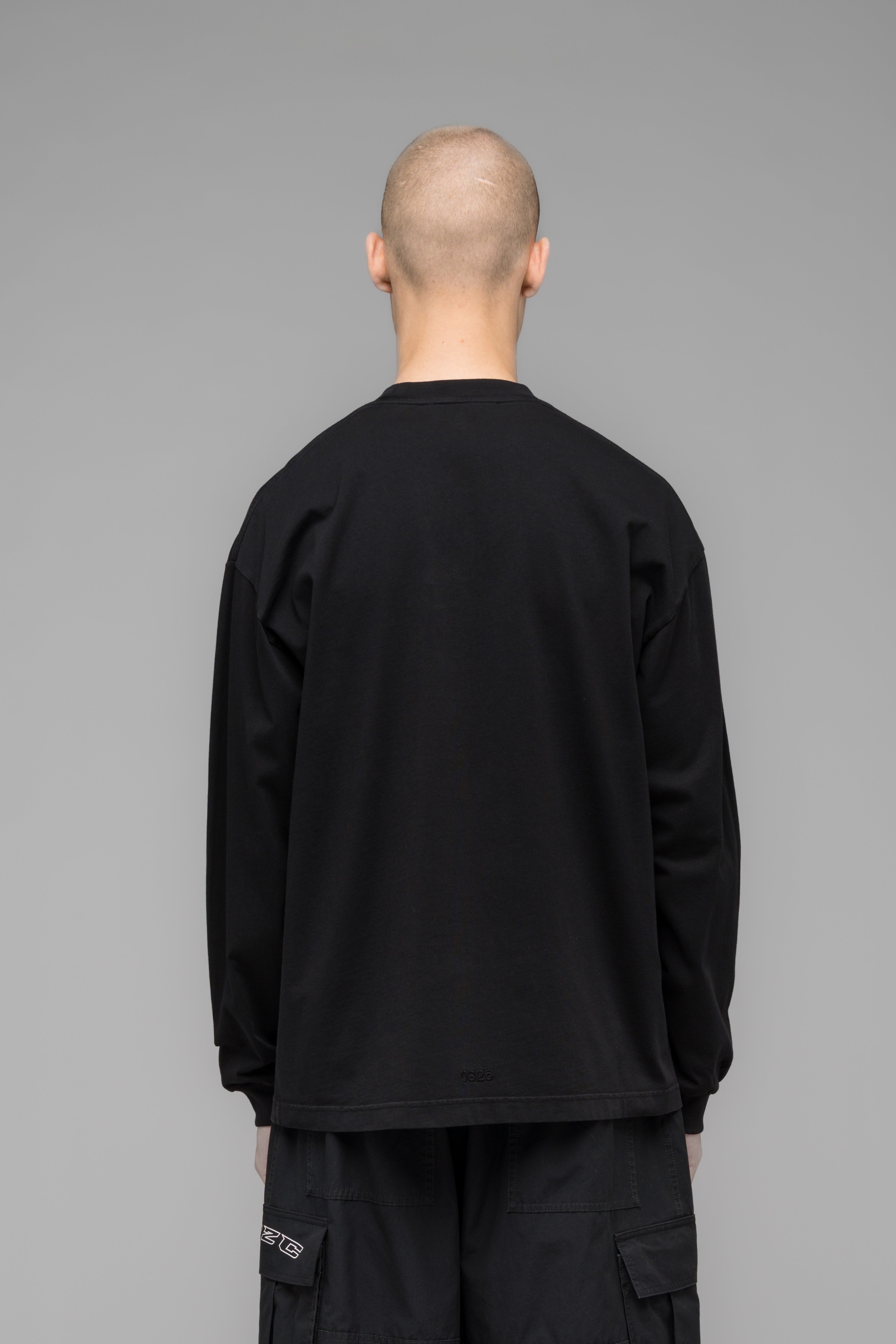 032c-longsleeve-with-print-hardcore-since-2001-black-washed image 6