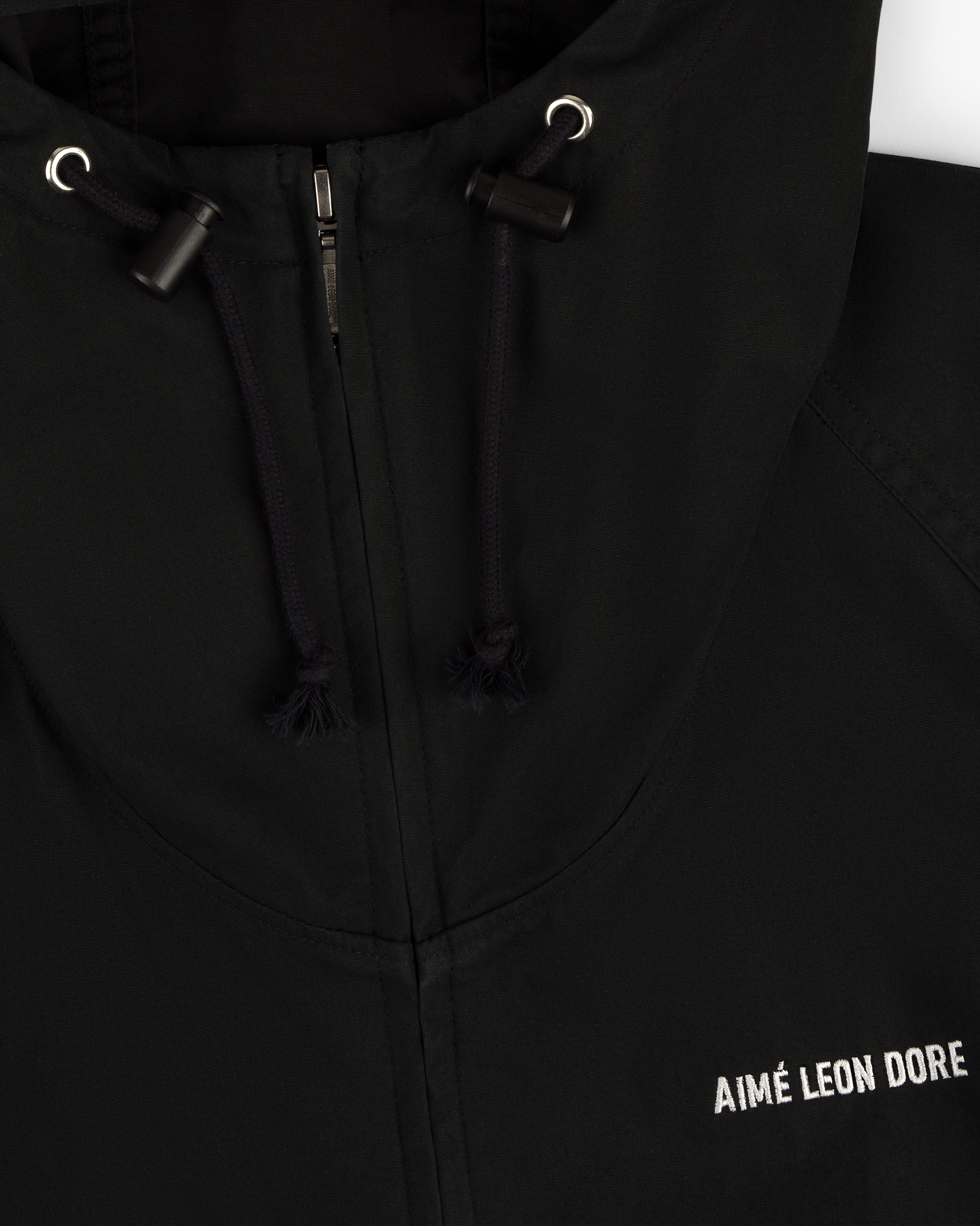 aim-leon-dore-micro-logo-lightweight-jacket-schwarze-baumwolljacke image 5