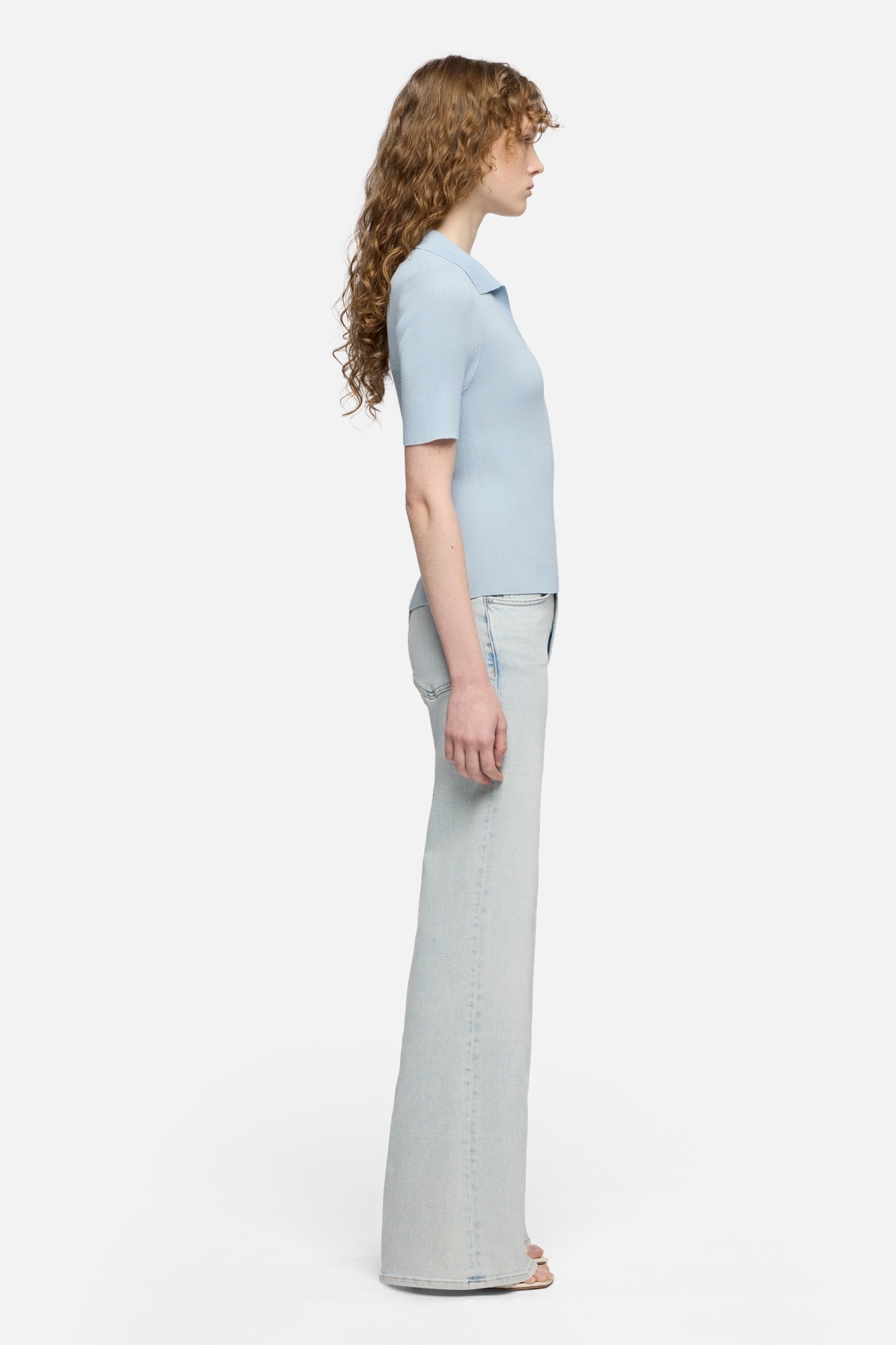 7-for-all-mankind-short-sleeve-polo-sweater-sky-blue-damen-strickpolo image 6
