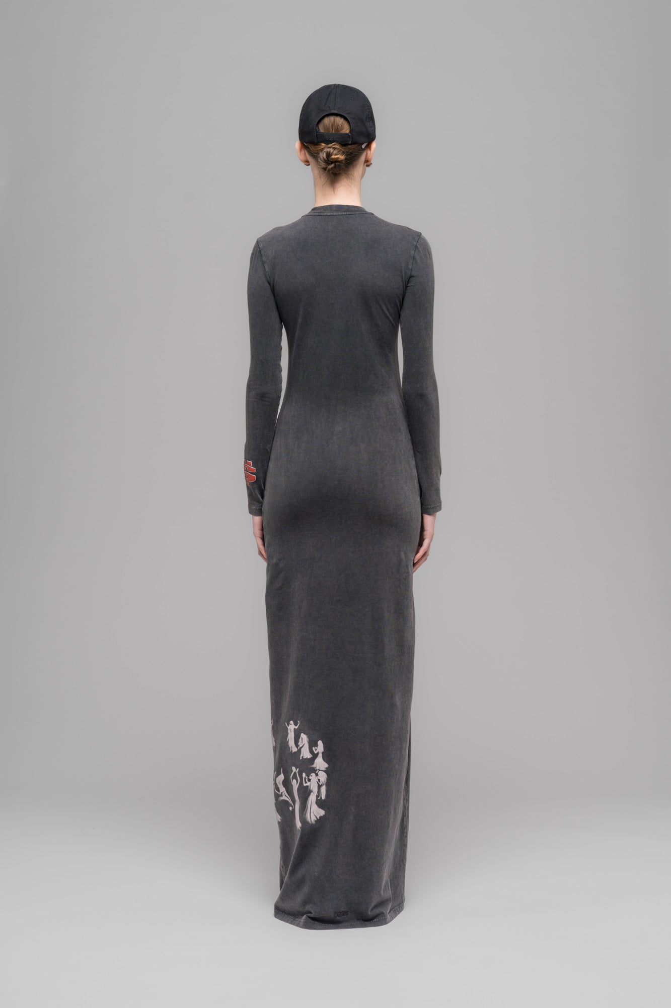 032c-dress-with-print-speedy-kleid-faded-black image 3
