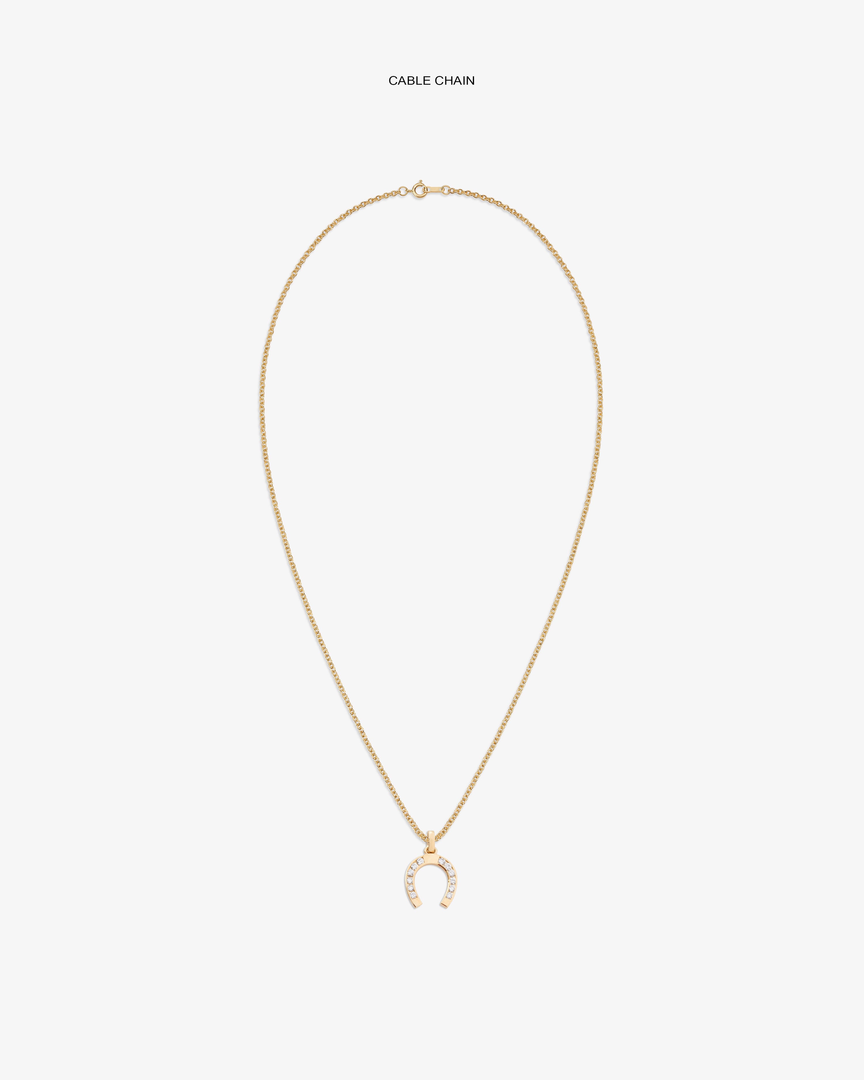 aim-leon-dore-diamond-horseshoe-anh-nger-14kt-gold-mit-diamanten image 8