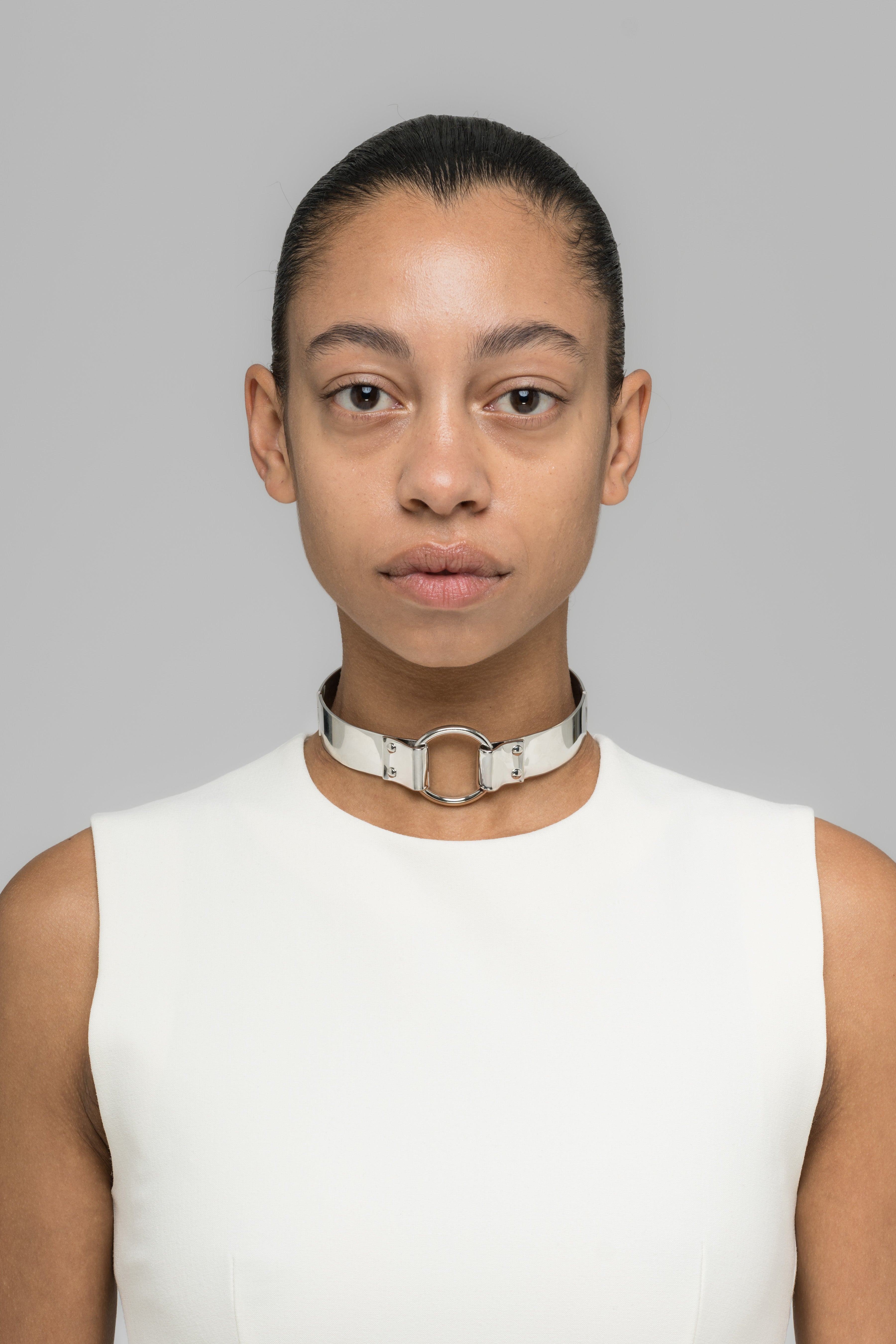 032c-ring-choker-silber-halskette-damen image 2
