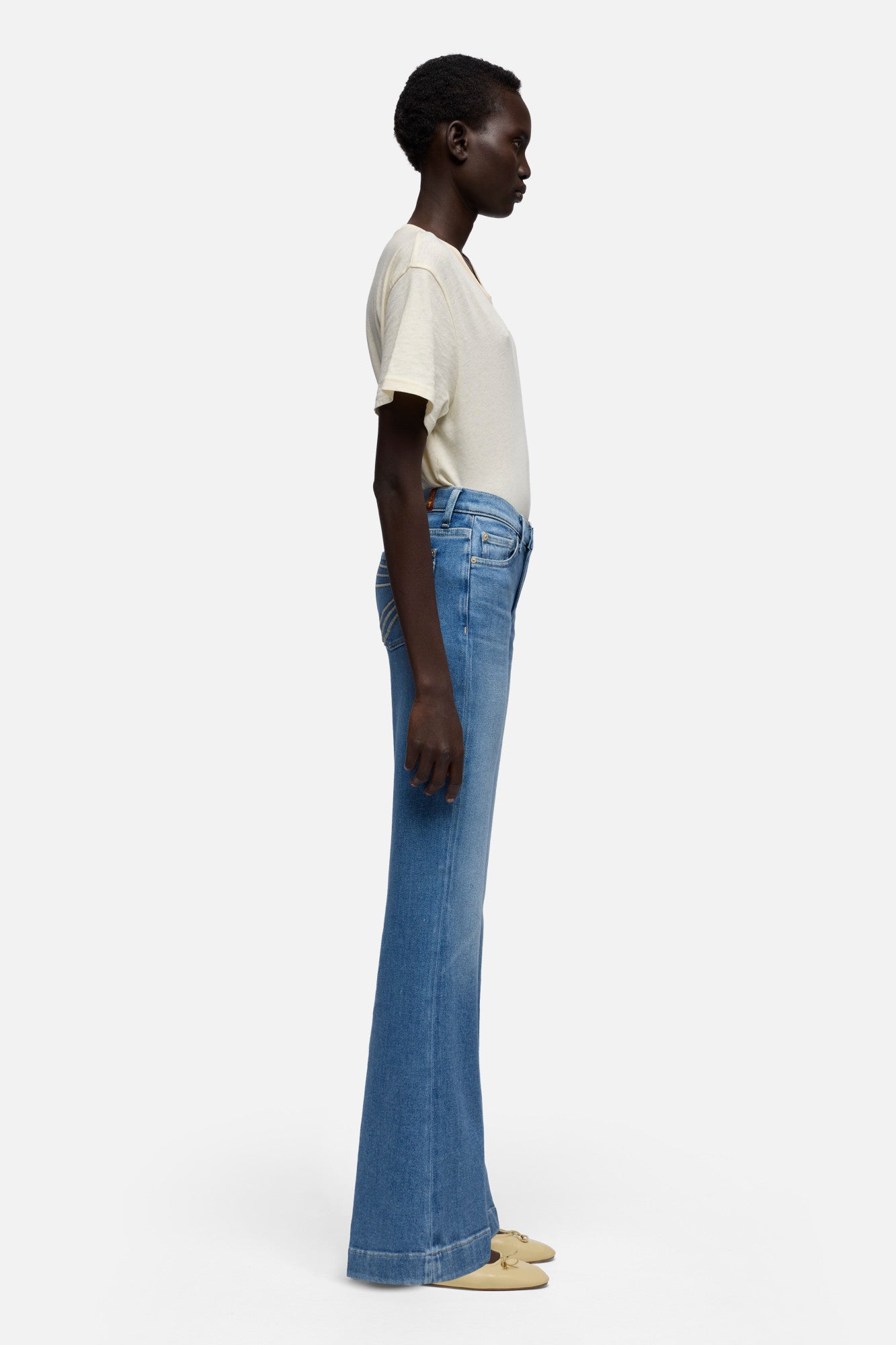 7-for-all-mankind-dojo-36-damen-jeans-slim-illusion-bluehaven-flare image 5