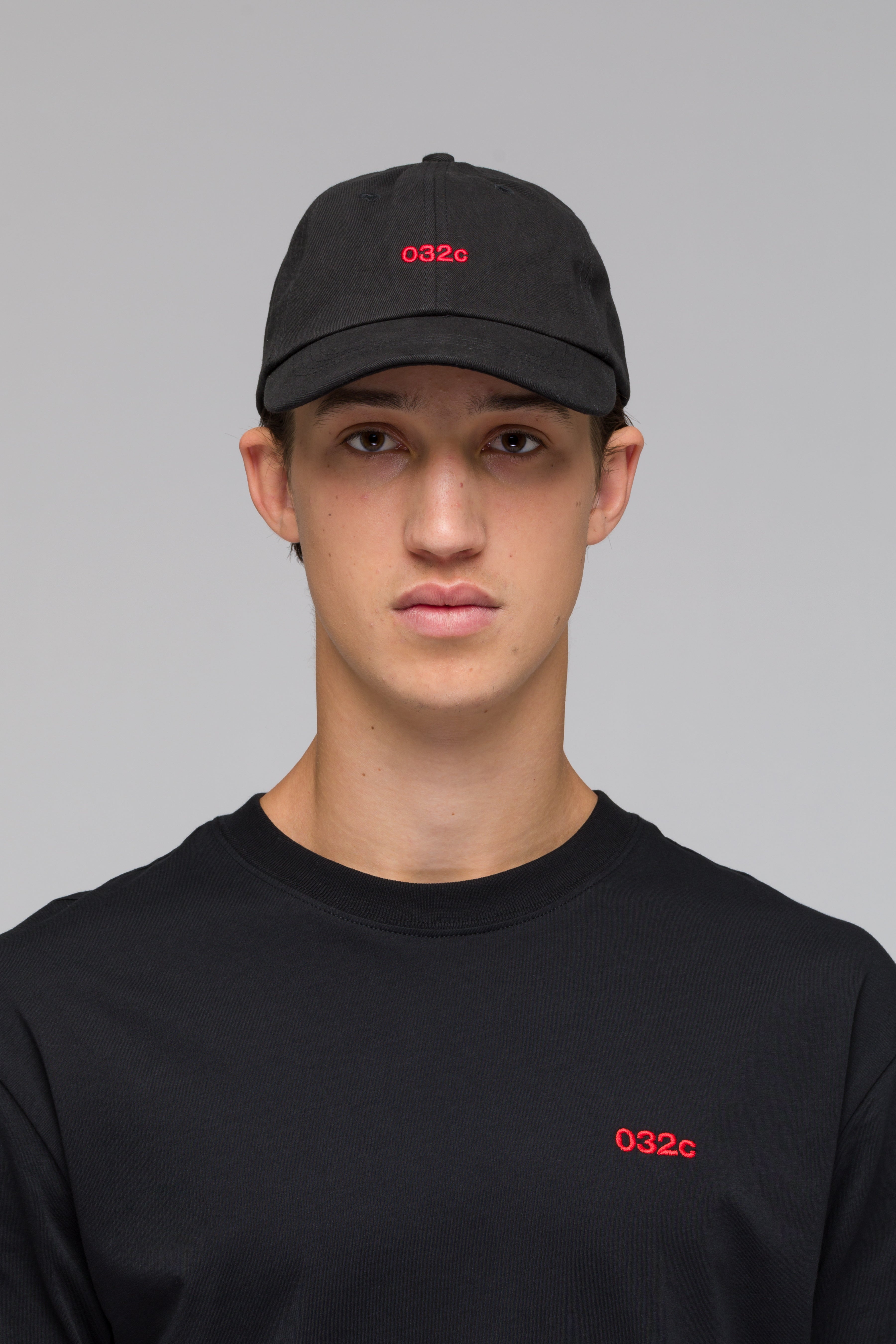 032c-classics-cap-schwarze-cap-mit-gesticktem-logo image 3