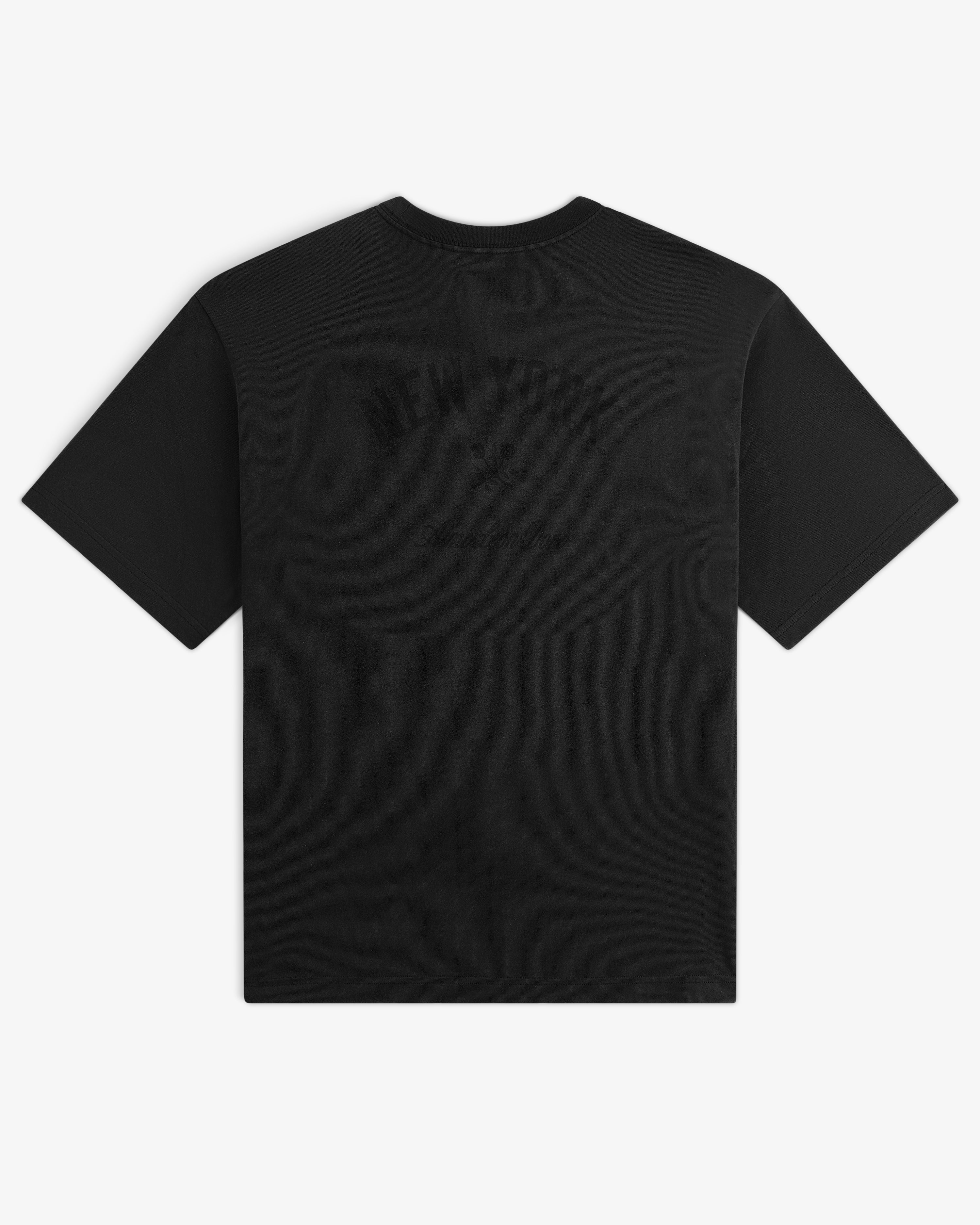 aim-leon-dore-yankees-washed-logo-tee-schwarz image 3