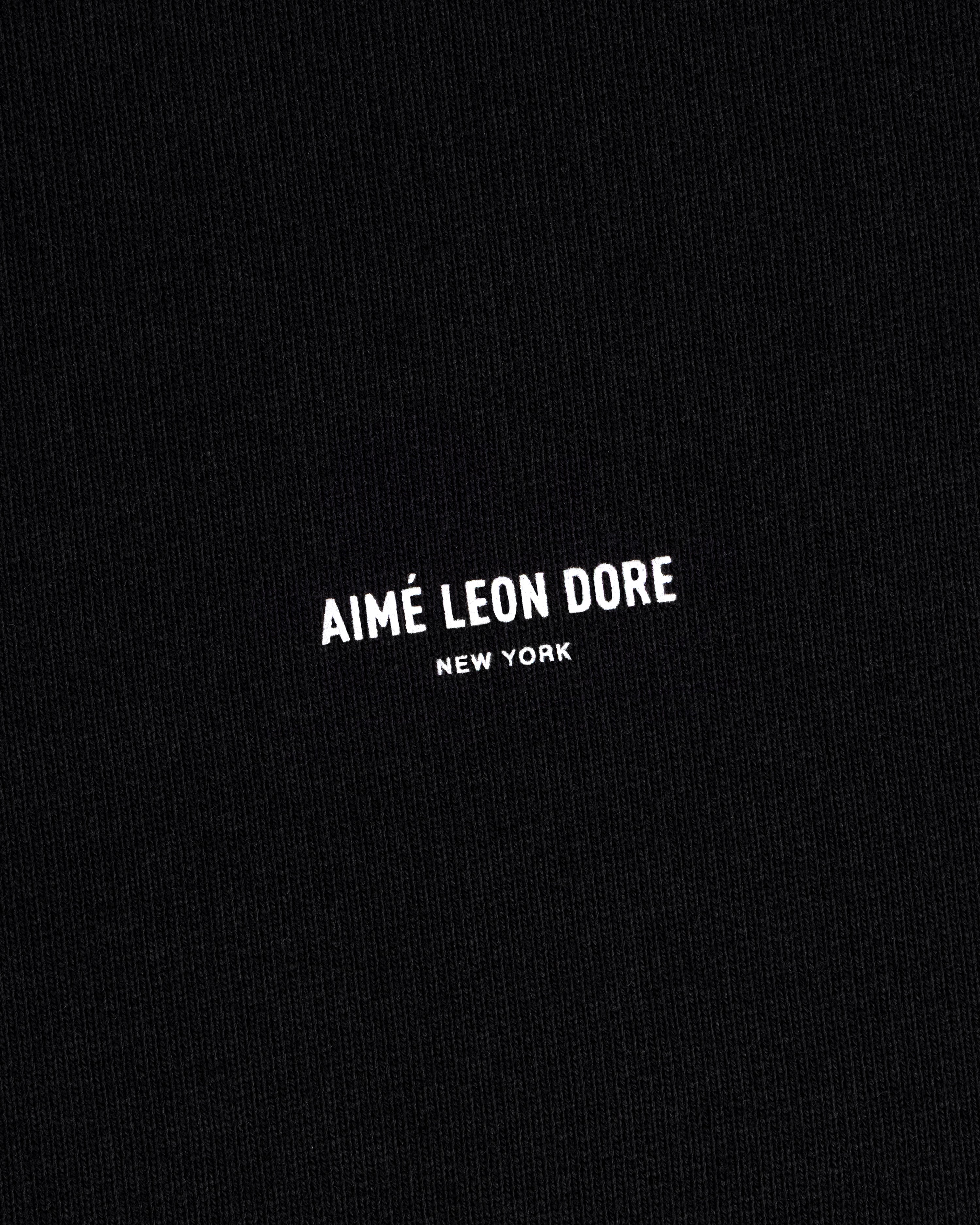 aim-leon-dore-micro-logo-crewneck-sweatshirt-schwarz image 5