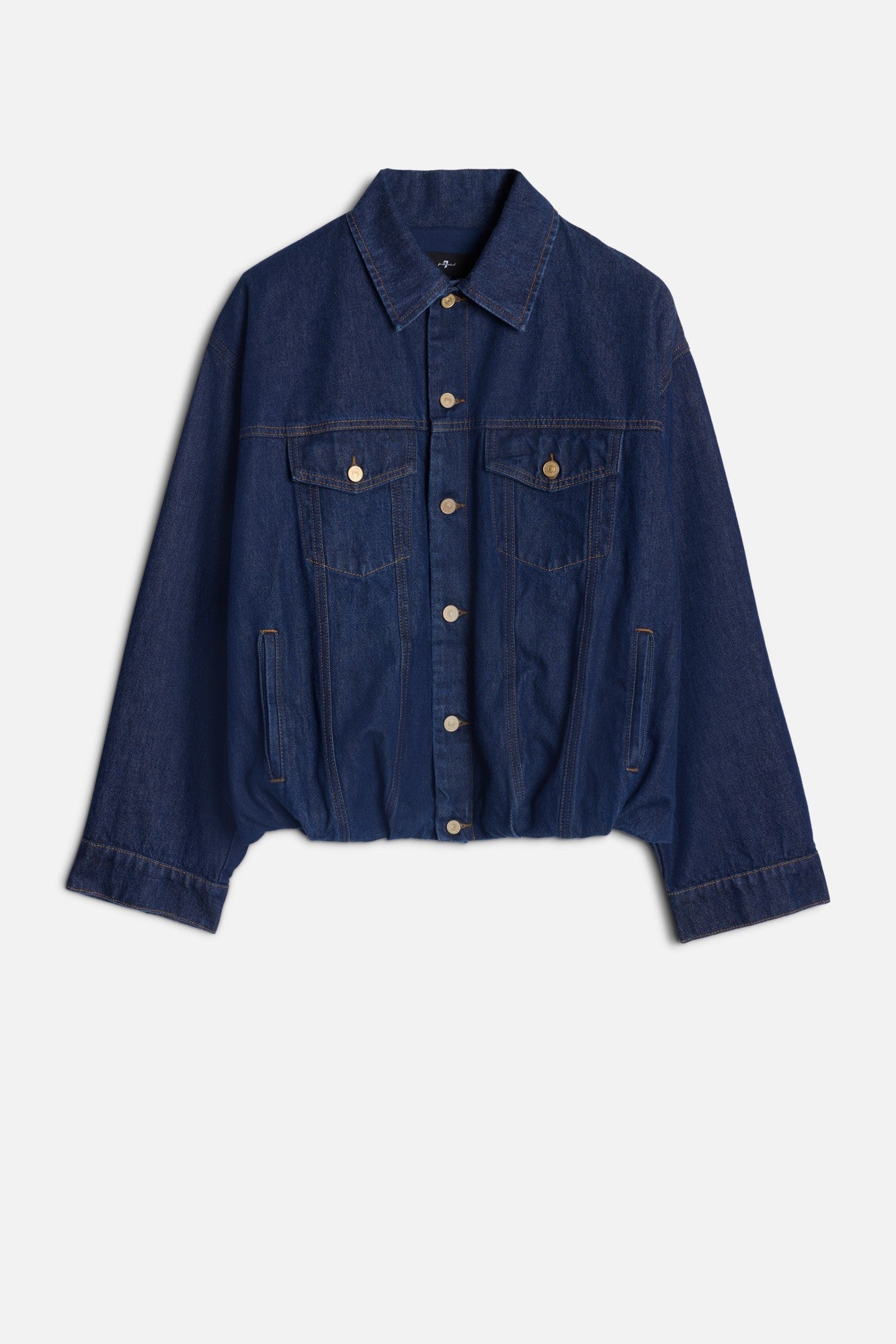 7-for-all-mankind-mankind-gathered-jeansjacke-indigo-soul-damen image 1