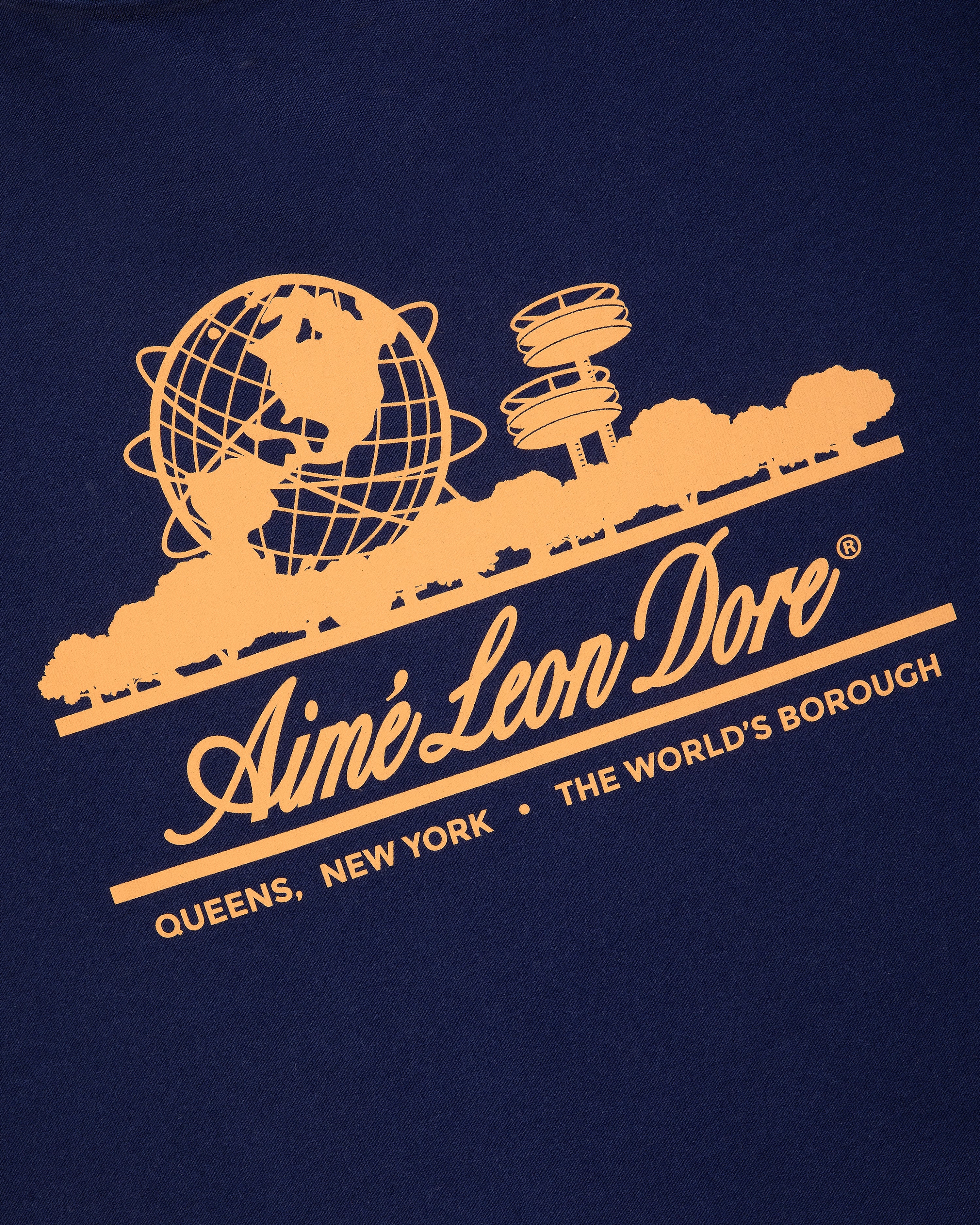 aim-leon-dore-unisphere-tee-navy-regular-fit image 6
