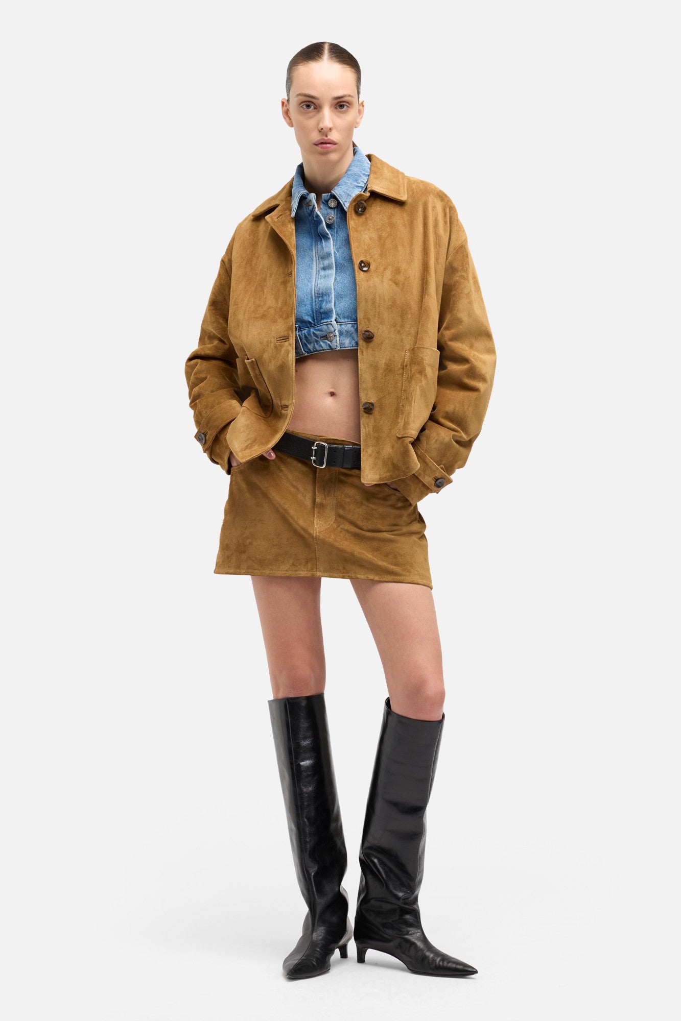 7-for-all-mankind-suede-mini-skirt-tobacco-minirock image 2