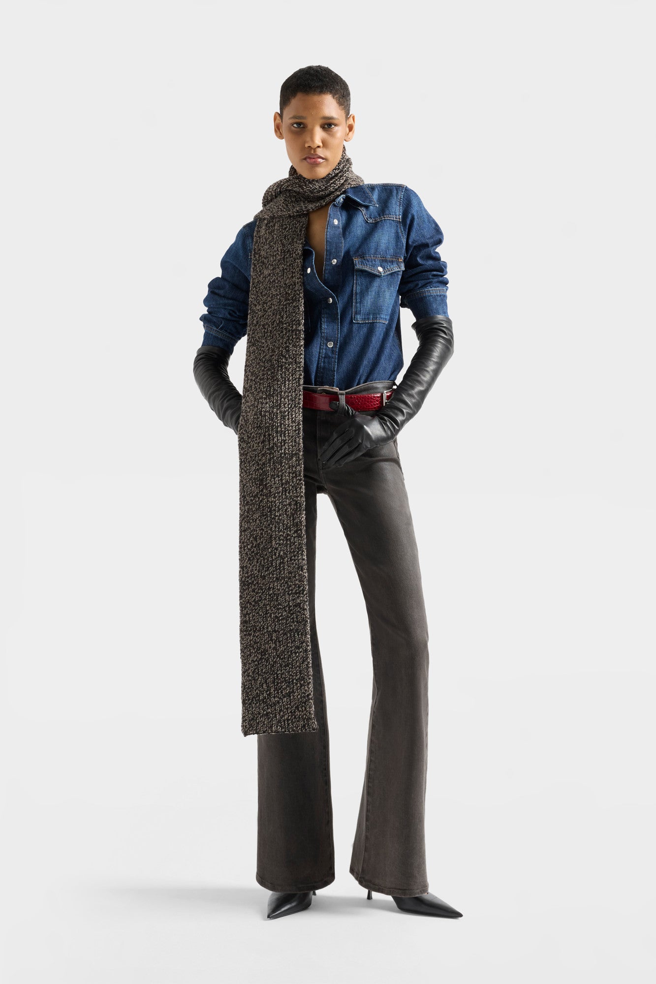 7-for-all-mankind-western-shirt-denim-rainfall-damen-westernhemd image 2