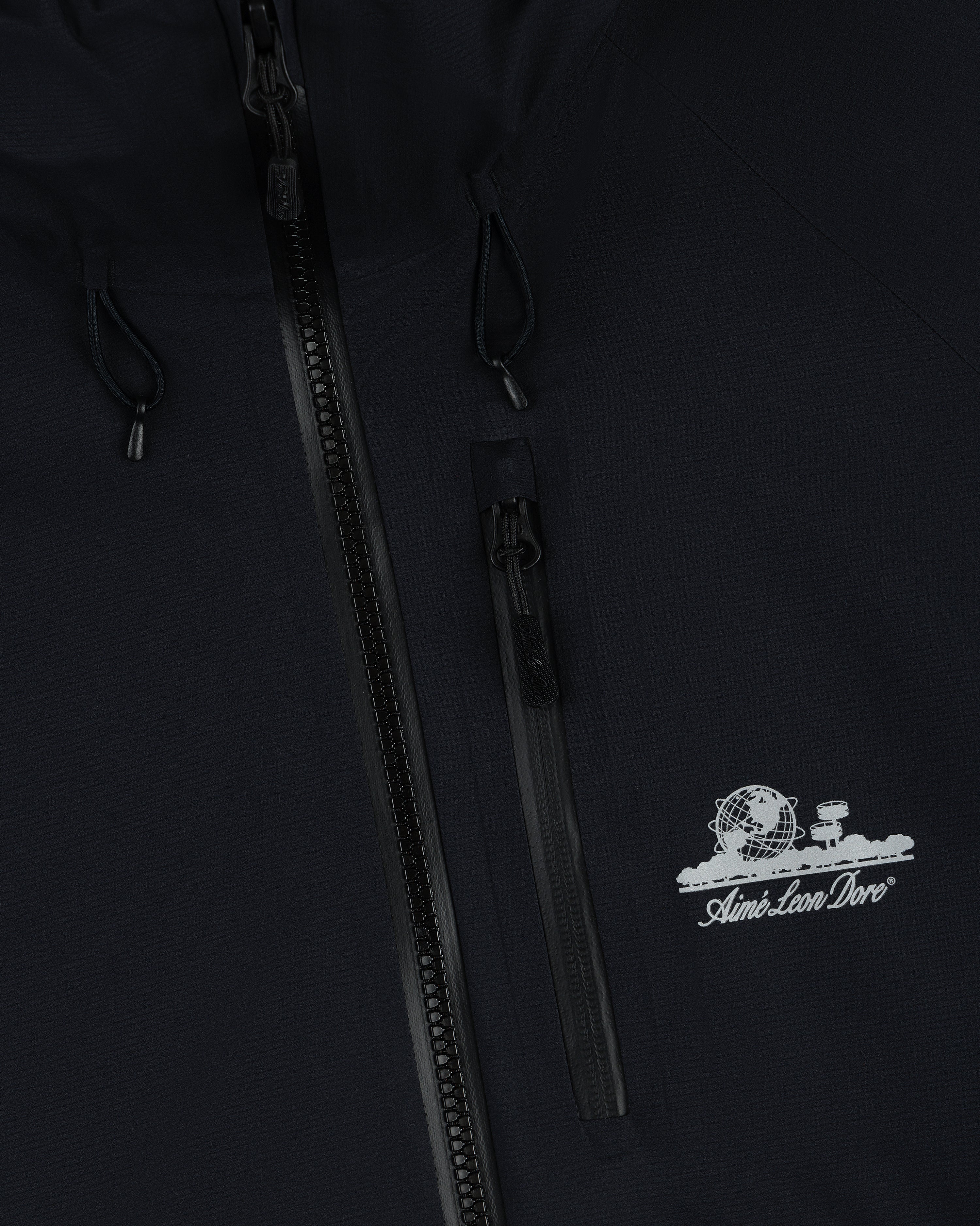 aim-leon-dore-lightweight-gore-tex-shell-jacket-schwarze-3l-regenjacke image 4
