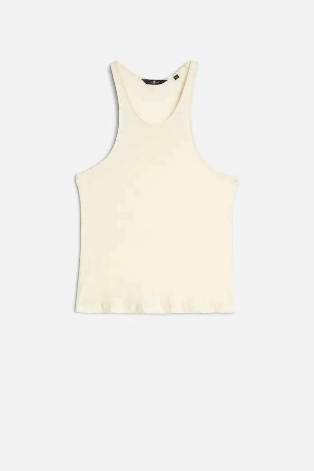 7-for-all-mankind-racer-front-tank-top-damen-wei image 1