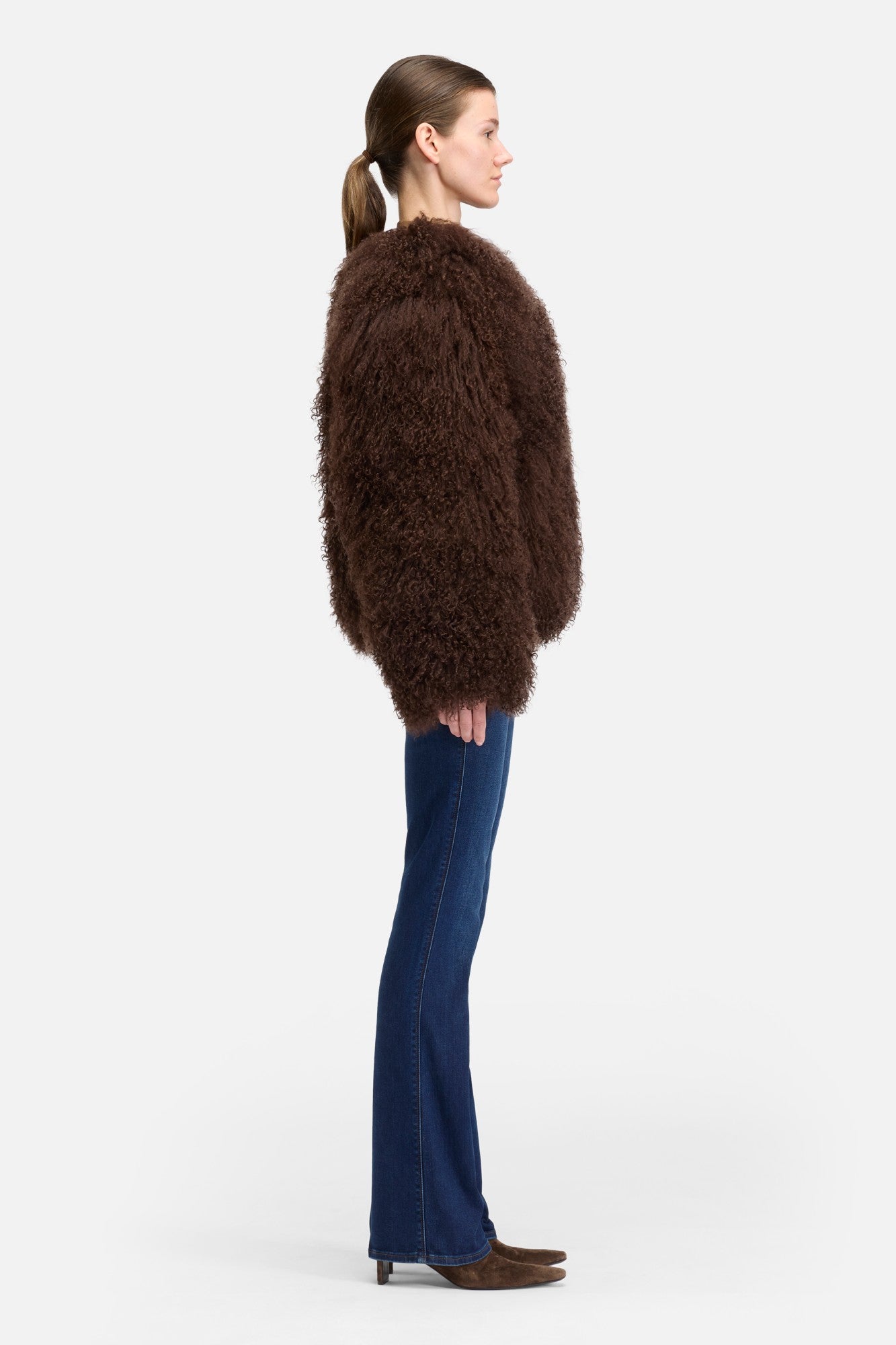 7-for-all-mankind-shearling-fur-jacket-damen-mantel-braun image 6