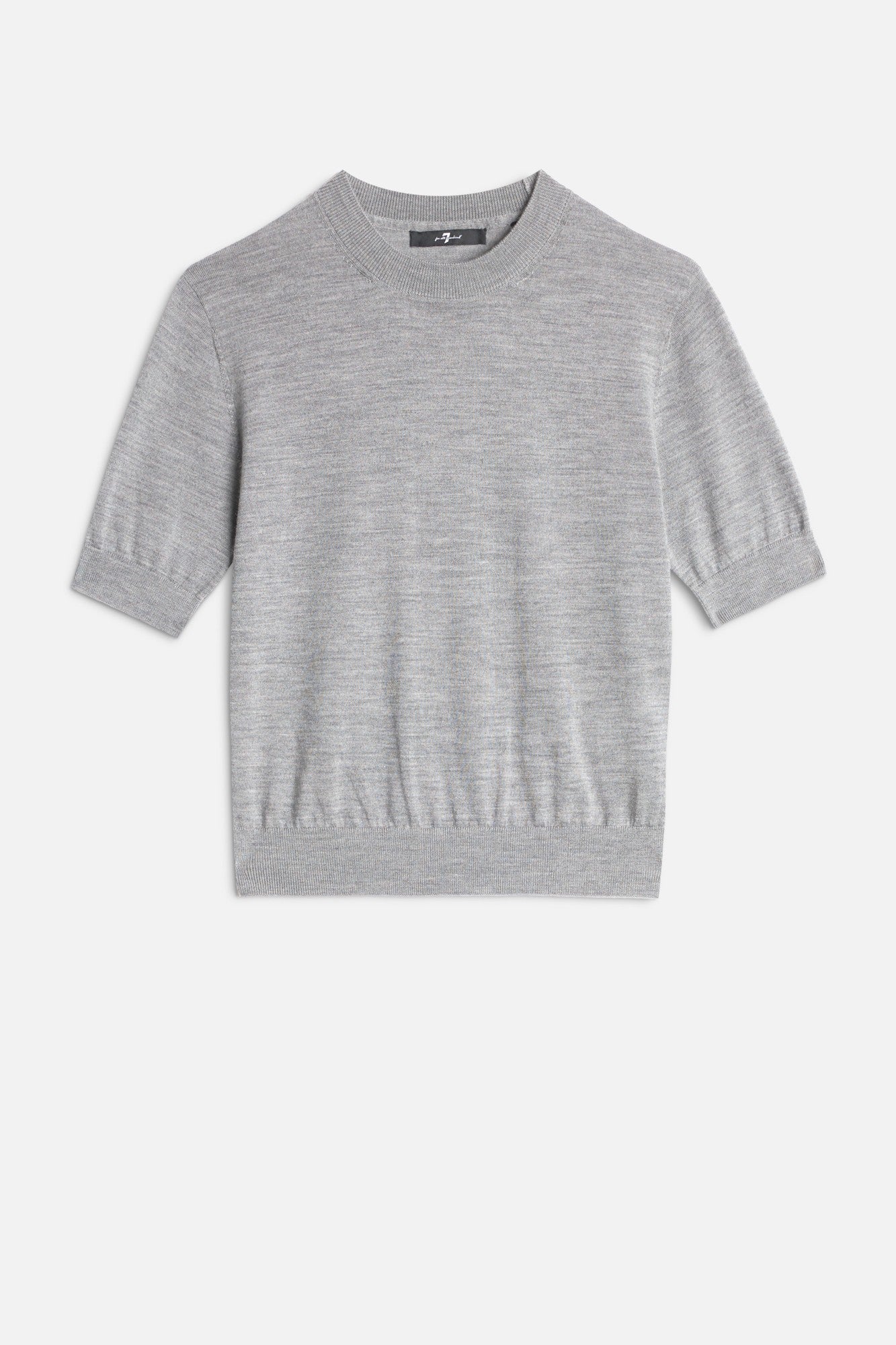 7-for-all-mankind-wool-short-sleeve-sweater-slate-damen image 1