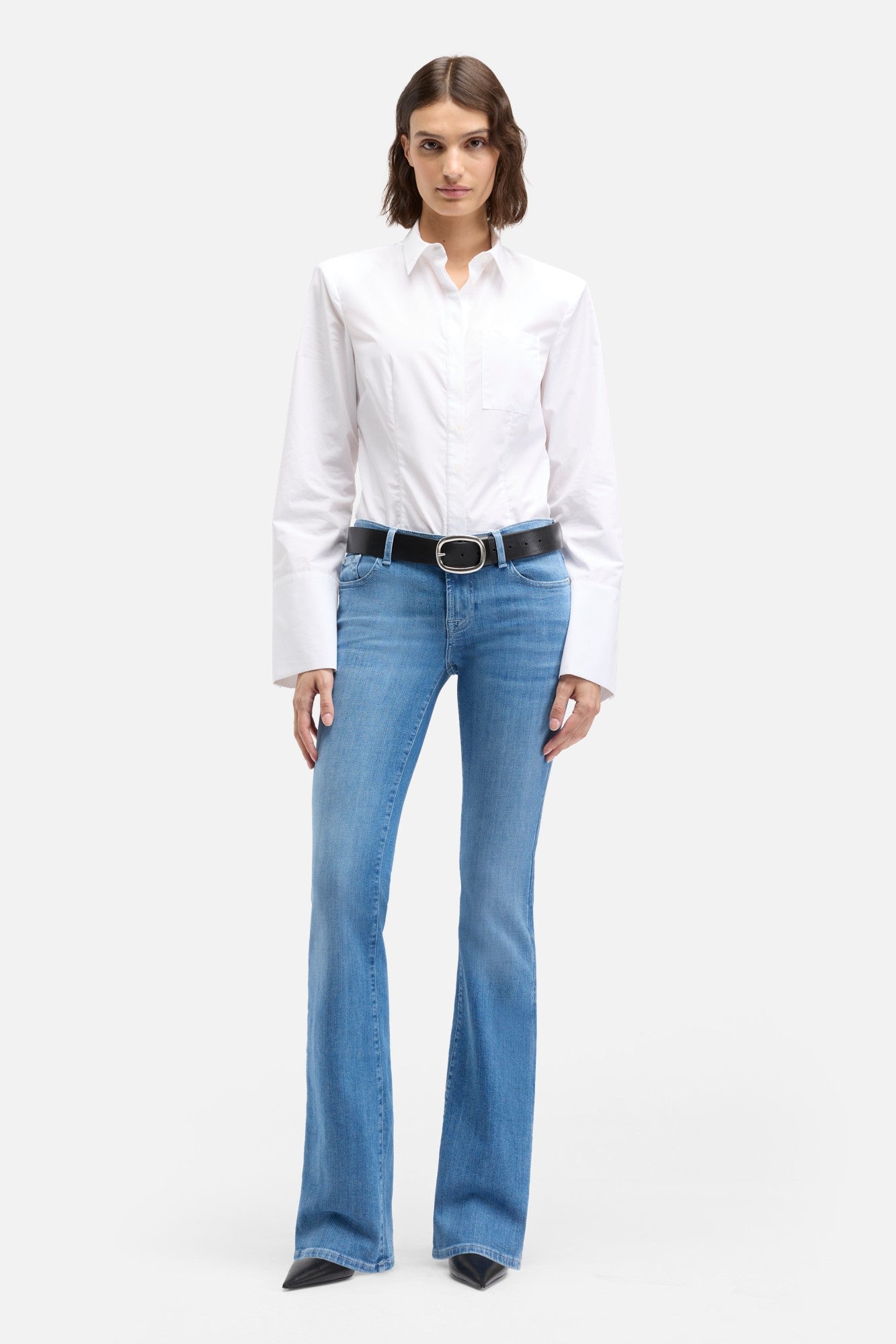 7-for-all-mankind-original-bootcut-jeans-damen-iceflow-light image 7