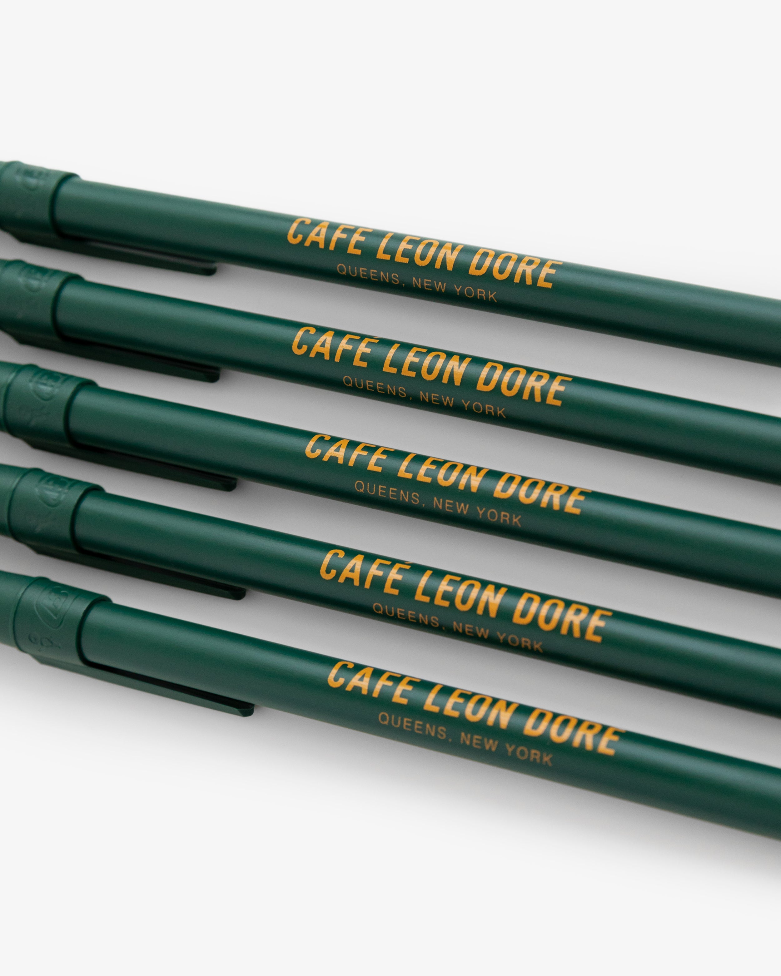 caf-leon-dore-ballpoint-pen-pack-5er-kugelschreiber-set-schwarz image 4