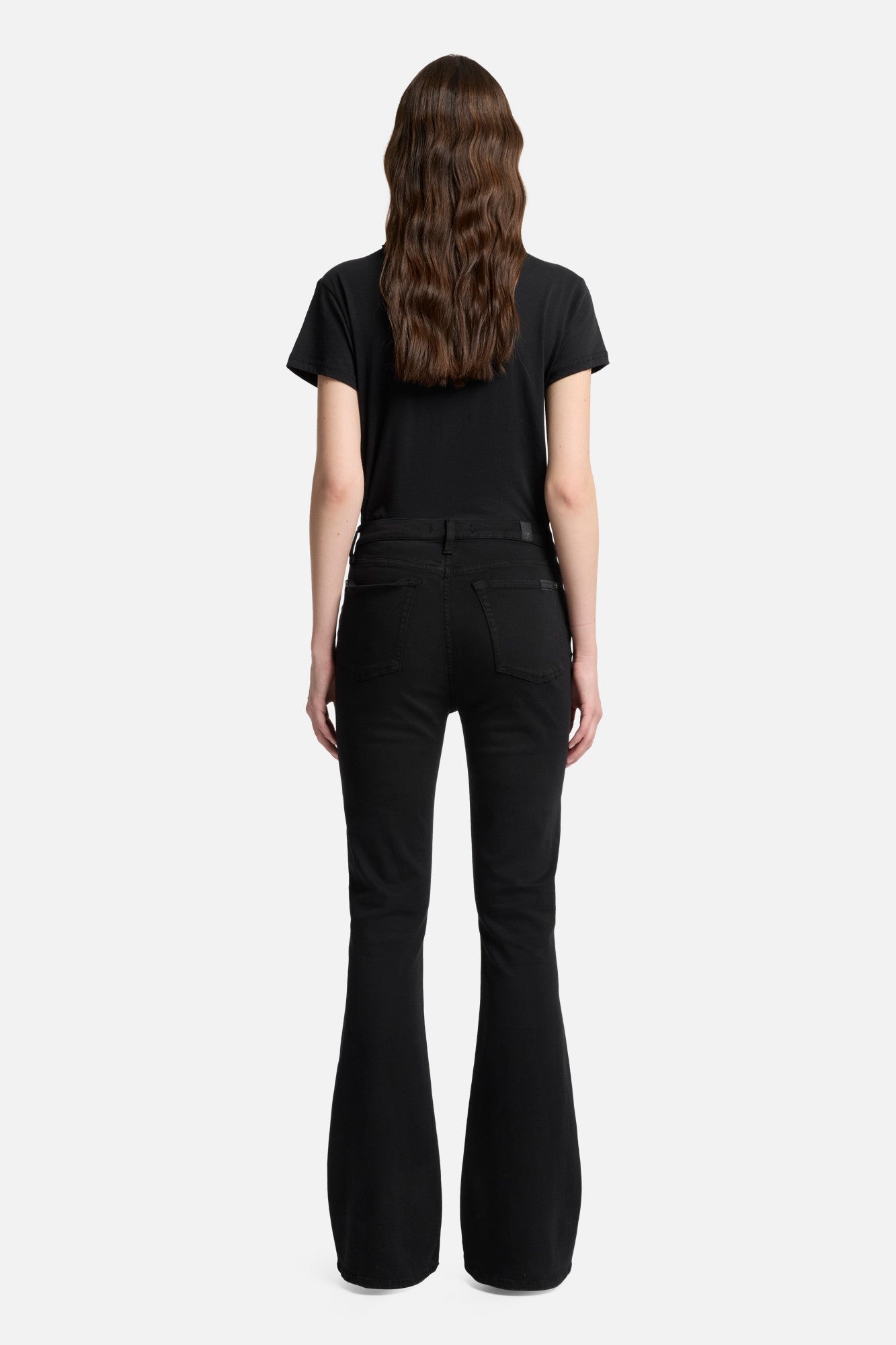 7-for-all-mankind-slim-illusion-high-waist-ali-flare-jeans-schwarz image 5