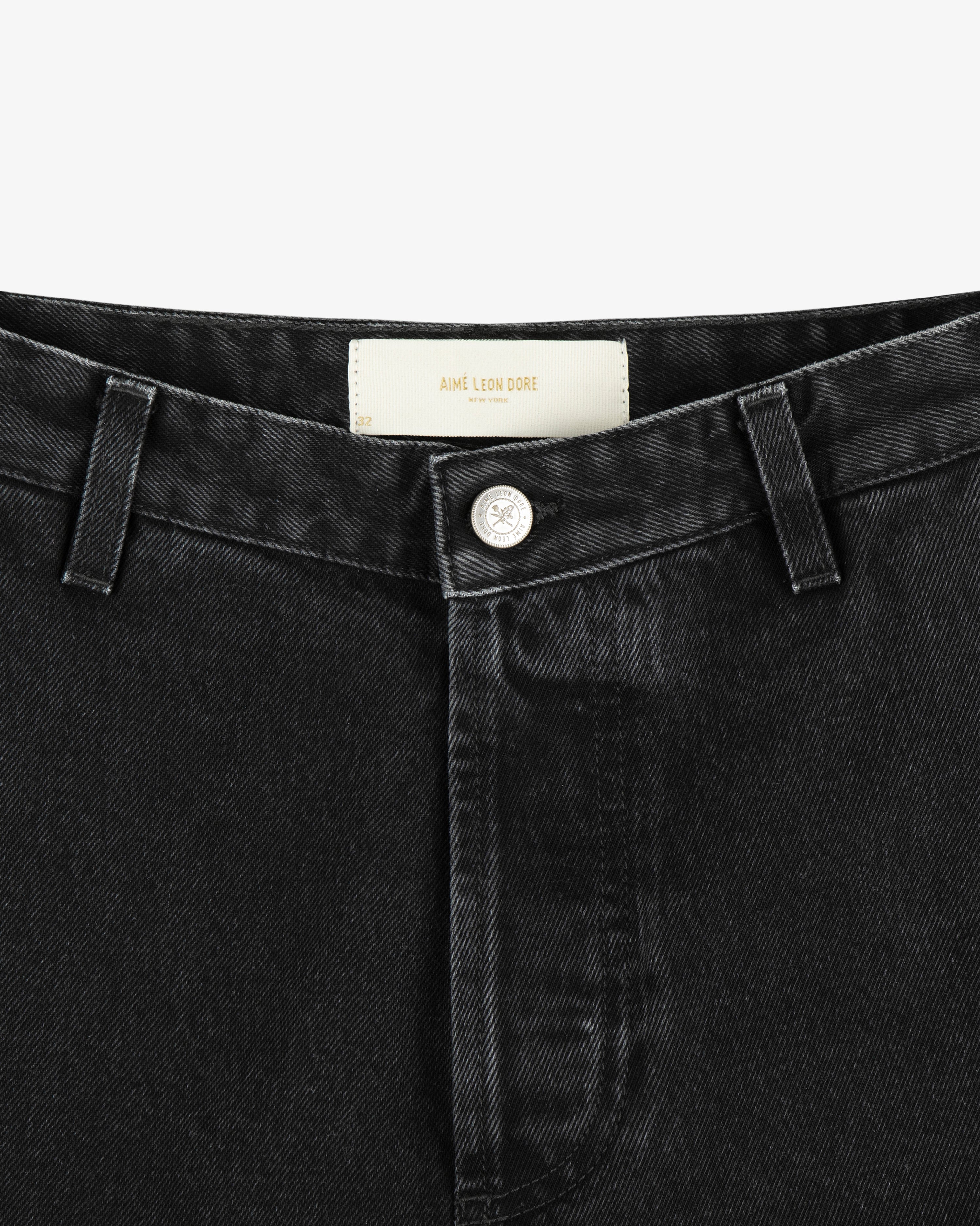 aim-leon-dore-denim-carpenter-pant-schwarz-handwerker-jeans image 6