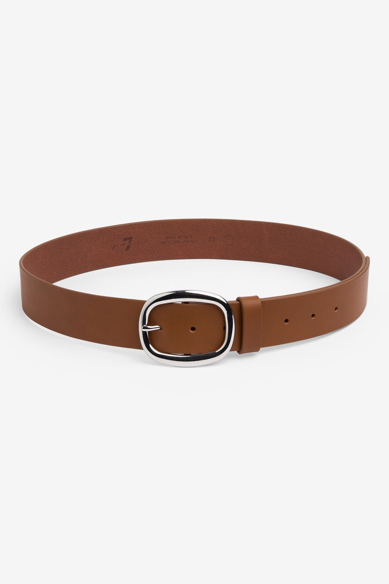 7-for-all-mankind-round-classic-belt-lederg-rtel-honey image 1