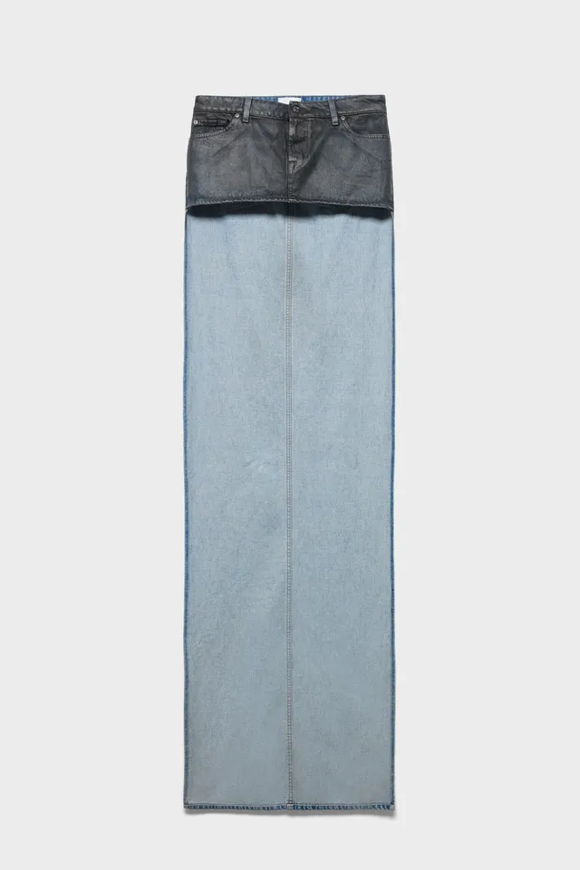 7-for-all-mankind-asymetric-mini-skirt-damen-jeansrock-in-denim-nolita-grau image 1