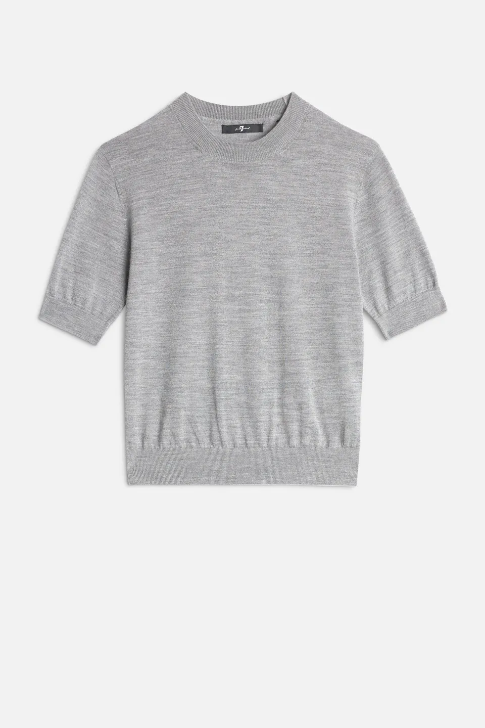 7-for-all-mankind-wool-short-sleeve-sweater-slate-damen image 1