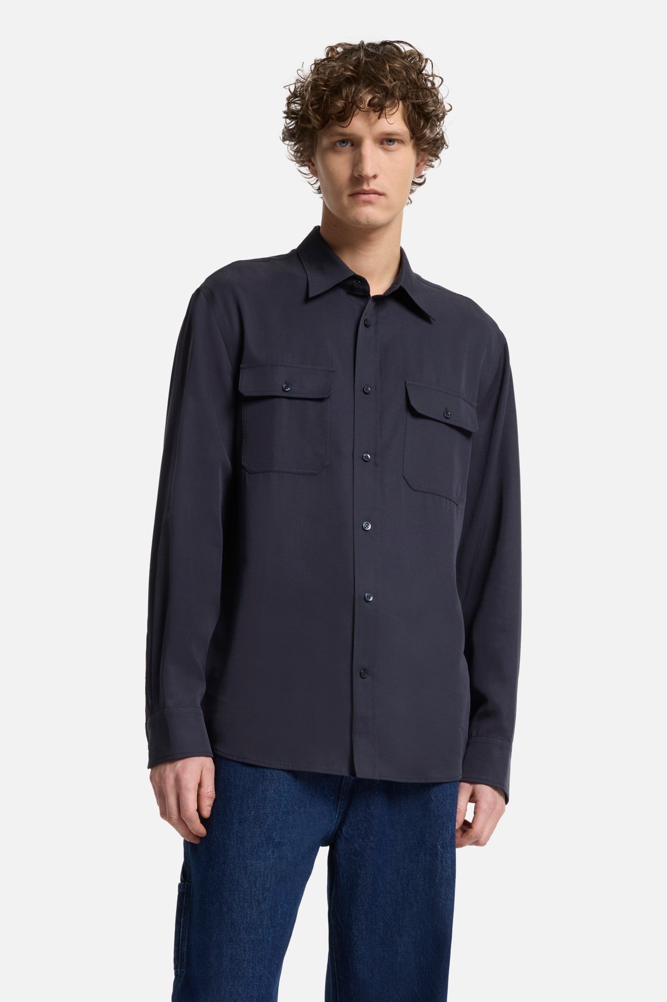 7-for-all-mankind-fluid-military-shirt-navy-herren image 3