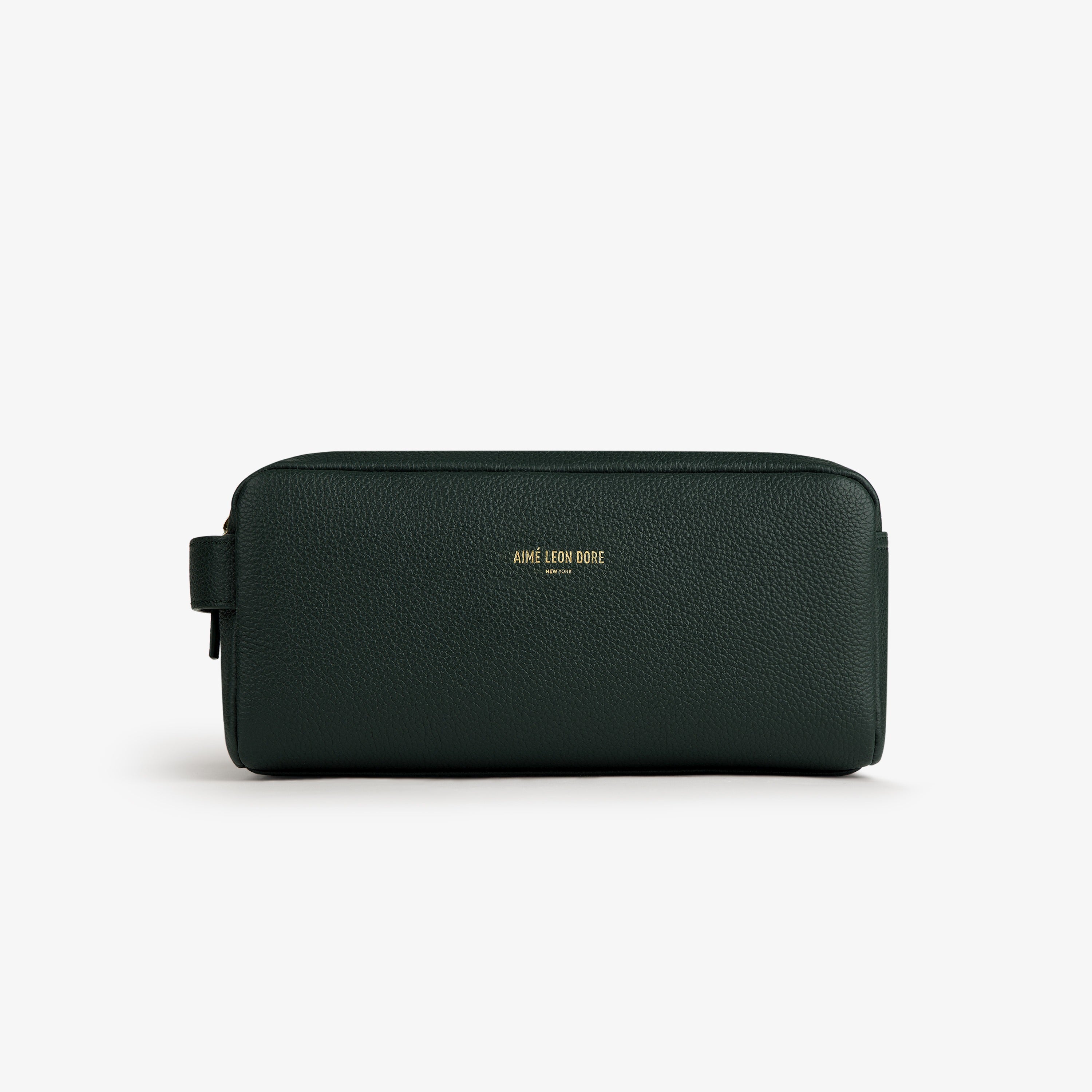 aim-leon-dore-leather-traveler-kit-gr-n-kalbsleder image 1