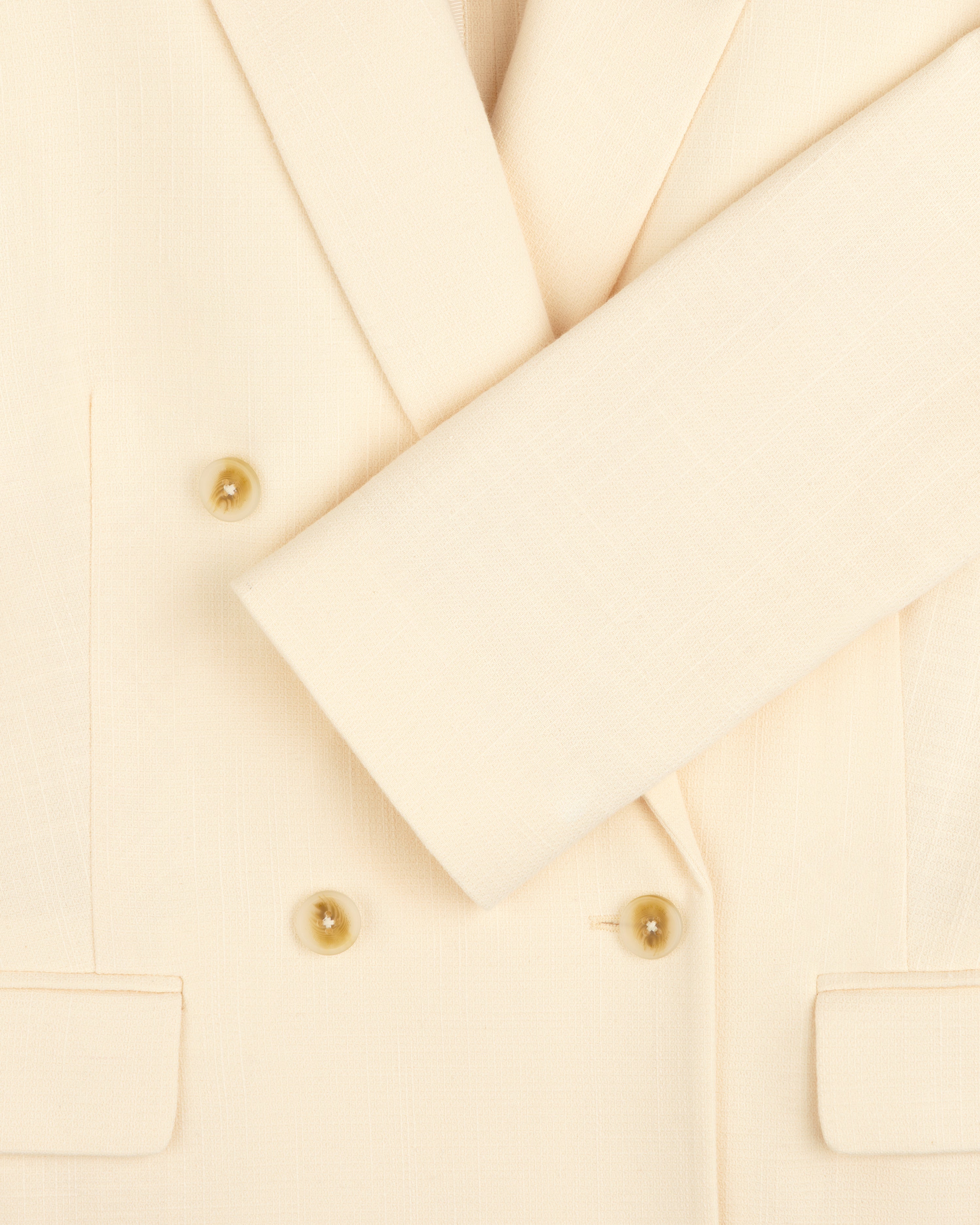 aim-leon-dore-double-breasted-unconstructed-blazer-cream image 5