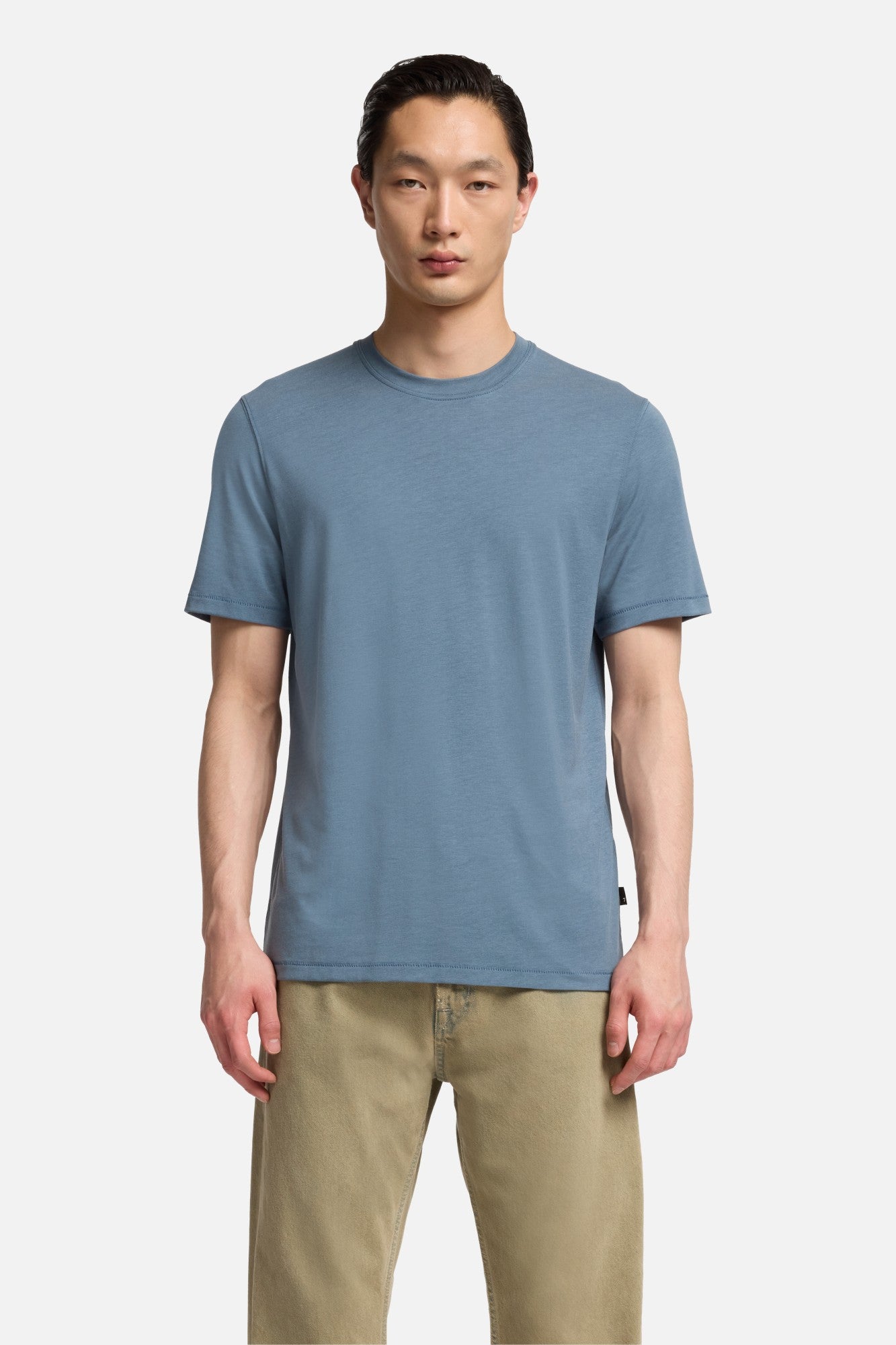 7-for-all-mankind-lyocell-crewneck-tee-t-shirt-titan-herren image 3