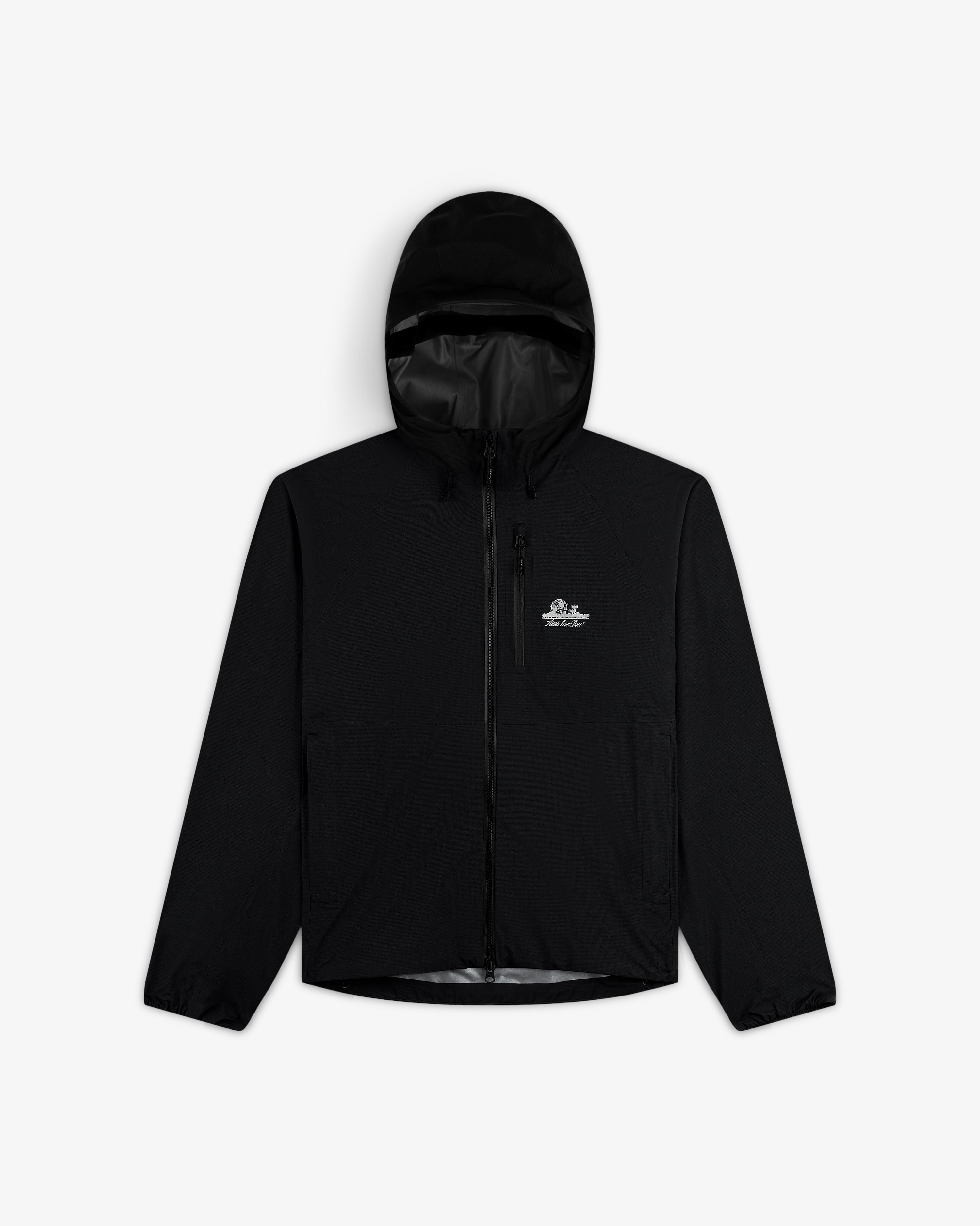 aim-leon-dore-lightweight-gore-tex-shell-jacket-schwarze-3l-regenjacke image 2