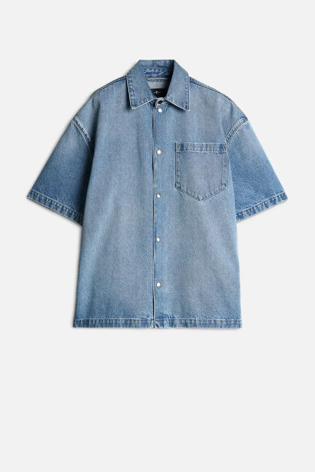 7-for-all-mankind-denim-camp-shirt-in-mason-herren-kurzarm-hemd image 1