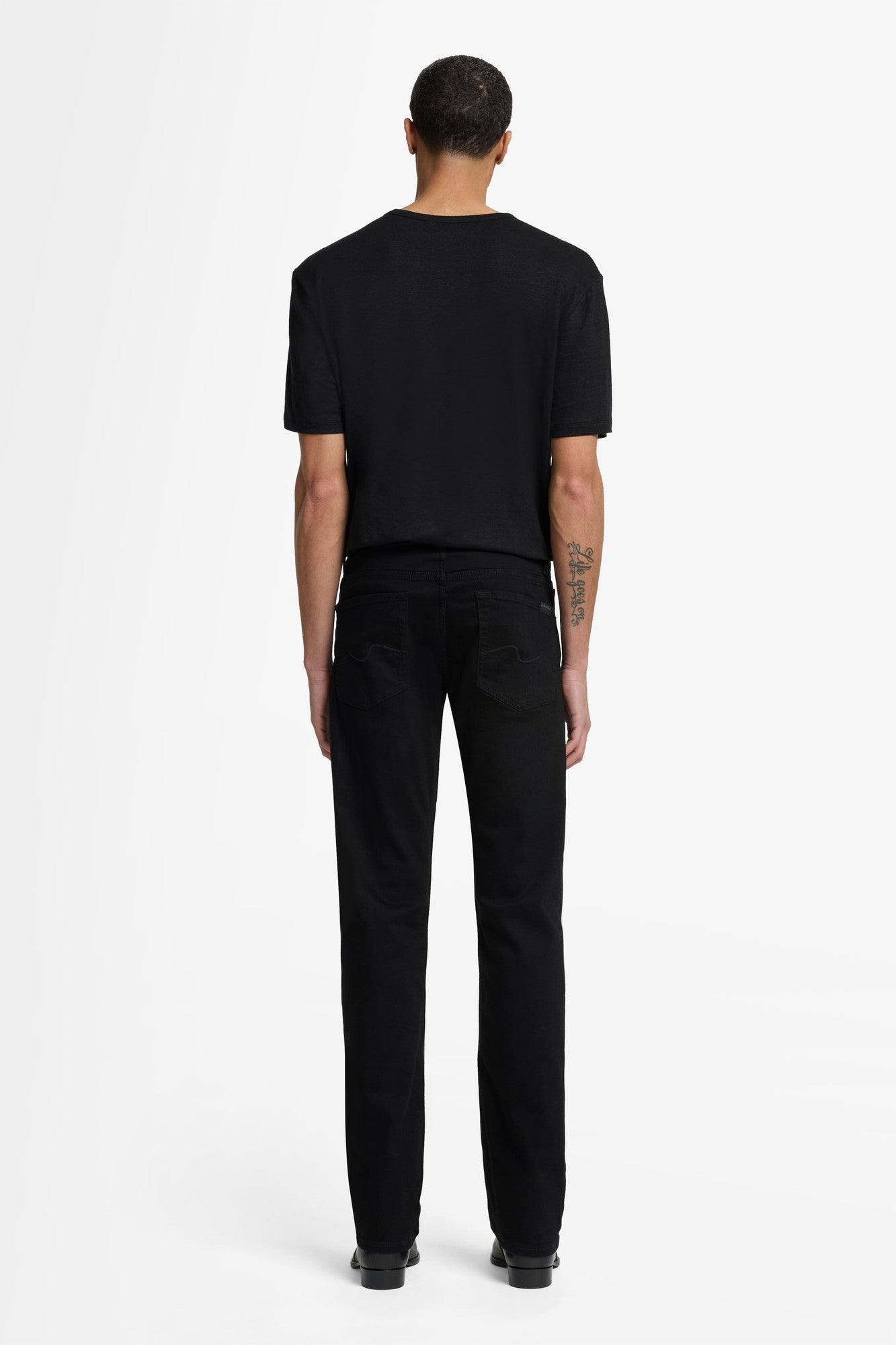 7-for-all-mankind-standard-herren-jeans-denim-black-onyx-straight image 5